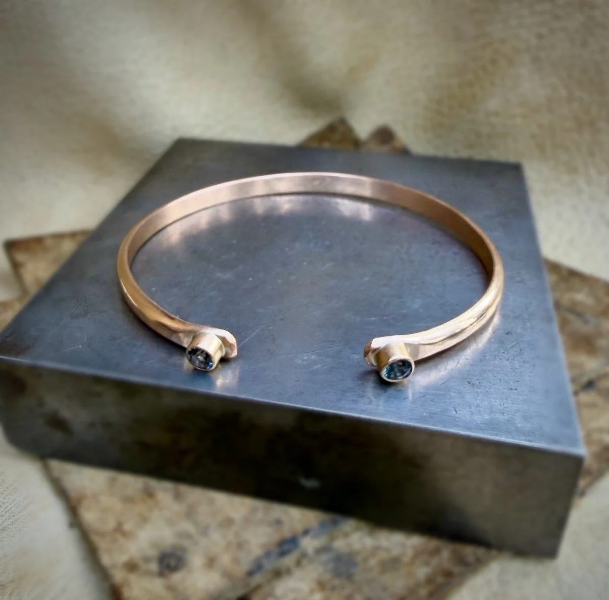 Gold Spinel Bracelet