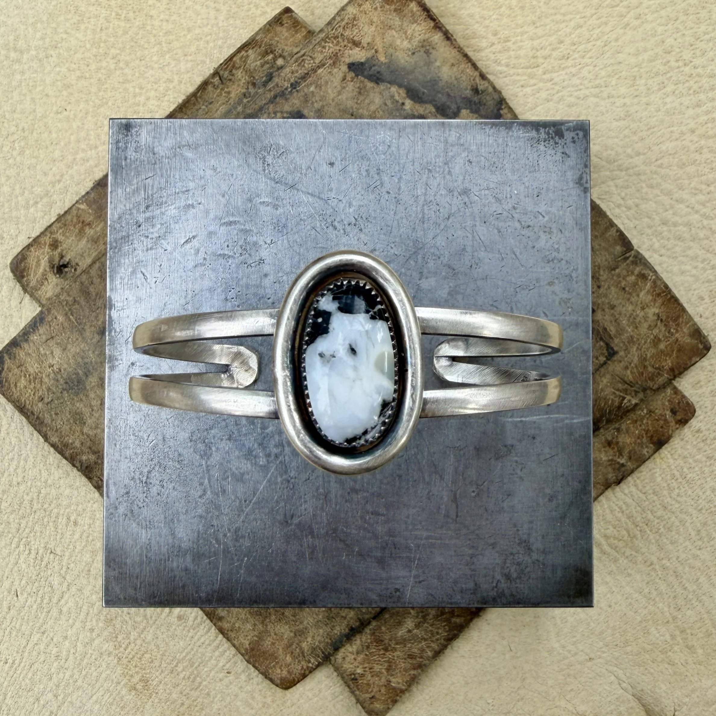 White Buffalo Cuff