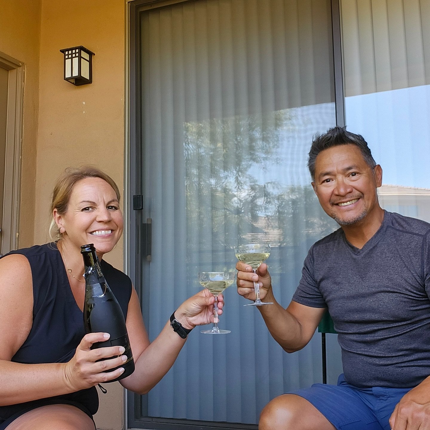 Cheers to your new place Marty &amp; Carrie!! 🥂 So excited for you to get to enjoy those amazing views in your new home! 😍🌄 

They just got the keys to their awesome loft condo in Scottsdale 🔑 definitely going to be stopping by more than once to 