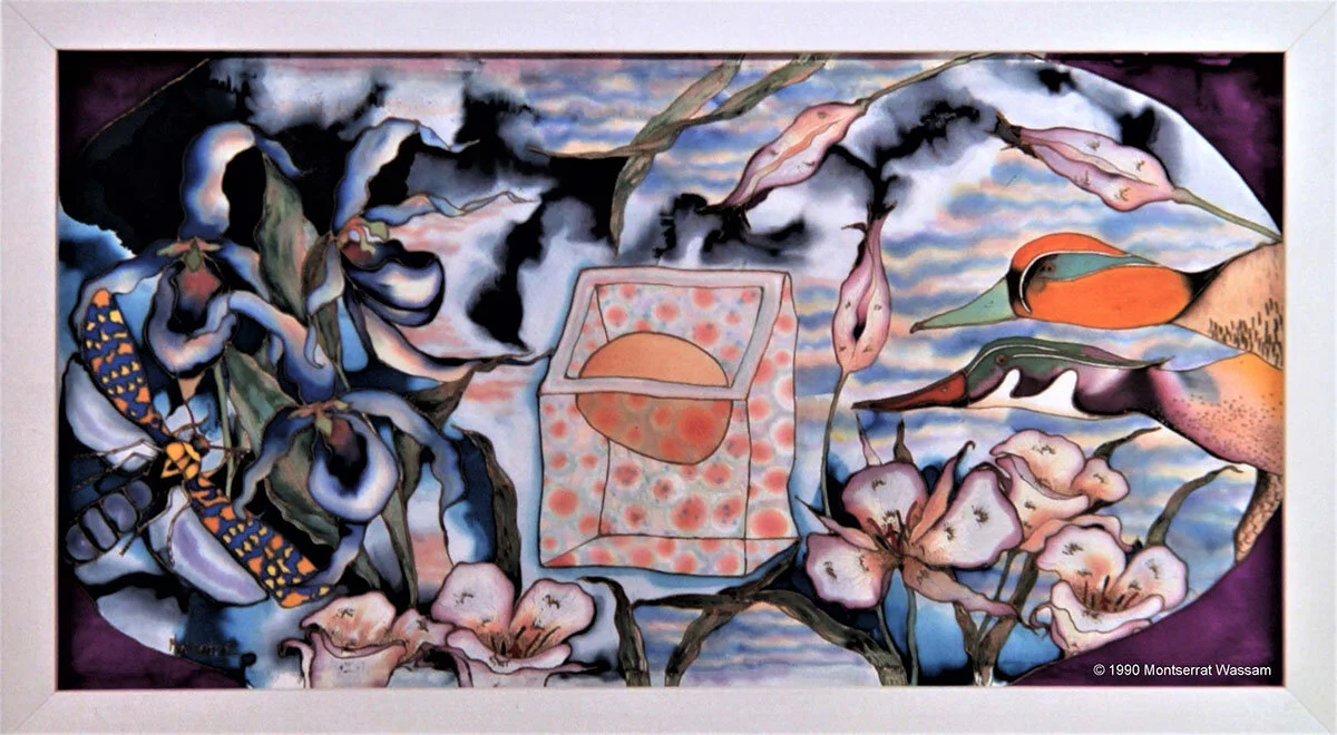 Anything for the egg
aniline dyes on silk
