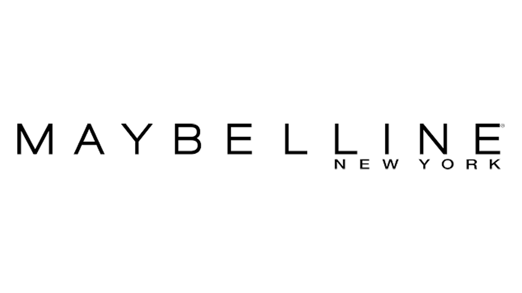 Maybelline New York logo, black text on white background