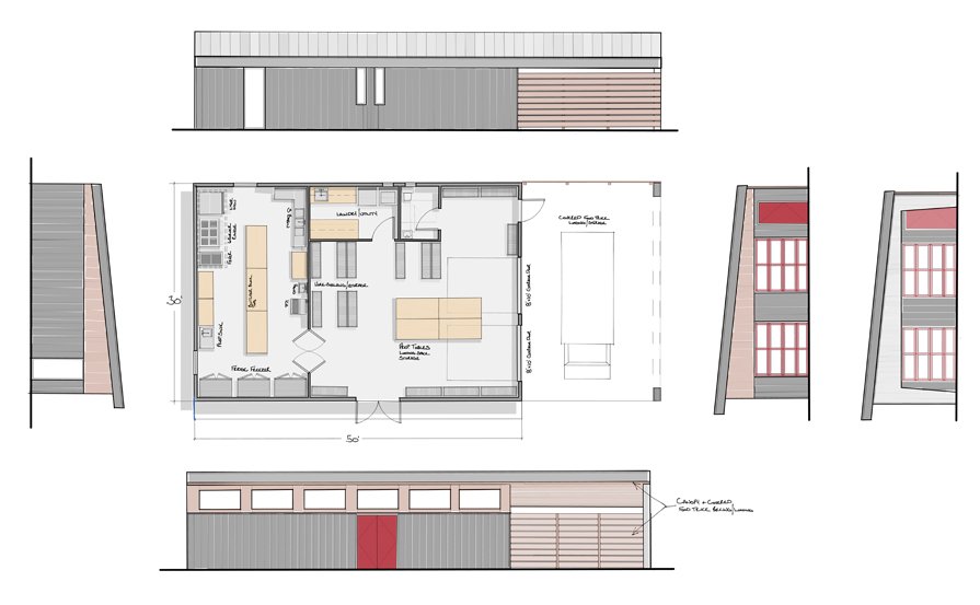 Manna Catering + Creations - Schematic Kitchen Design