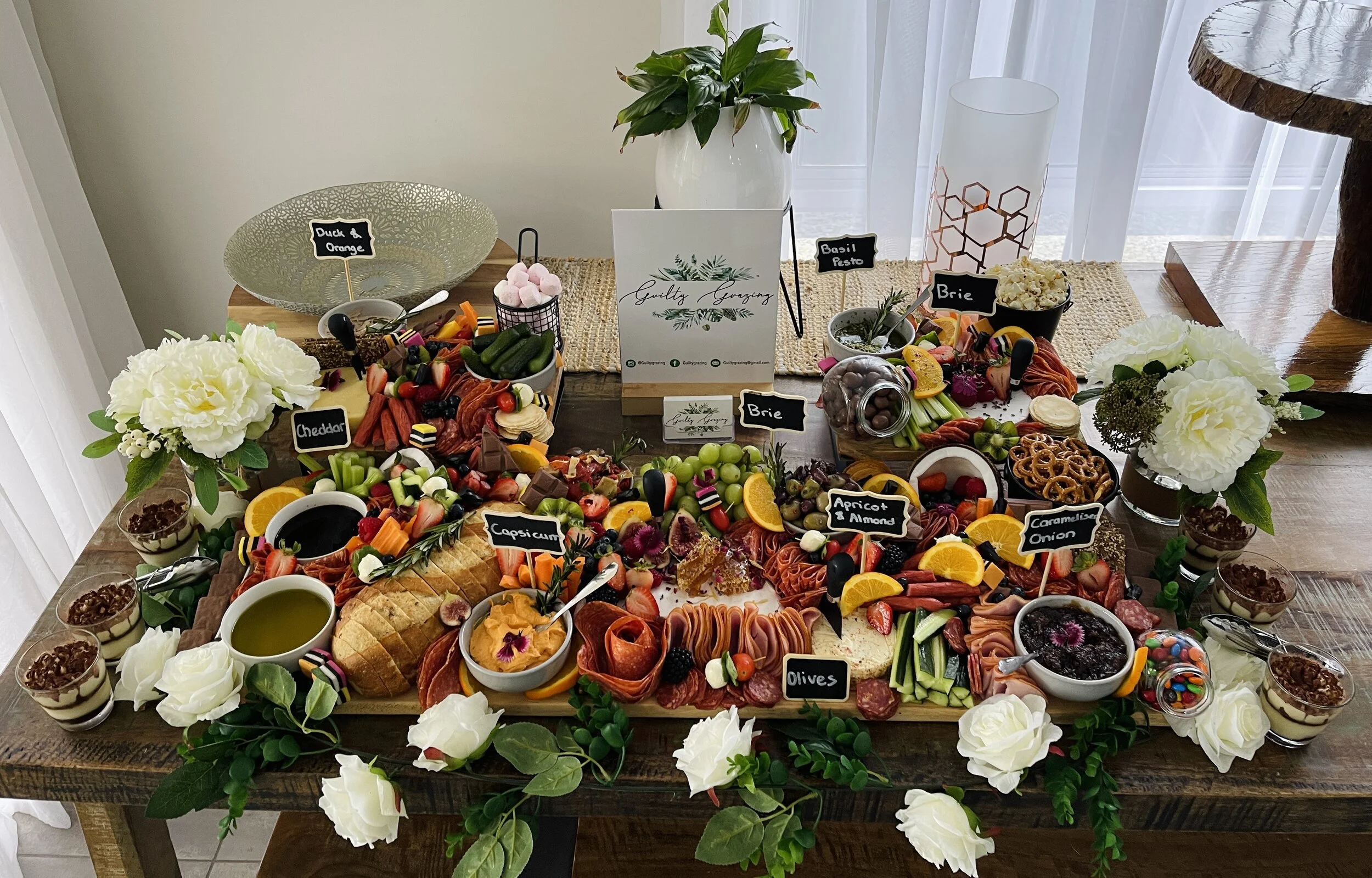 1 Metre ‘Guilty Gourmet’ Grazing Table