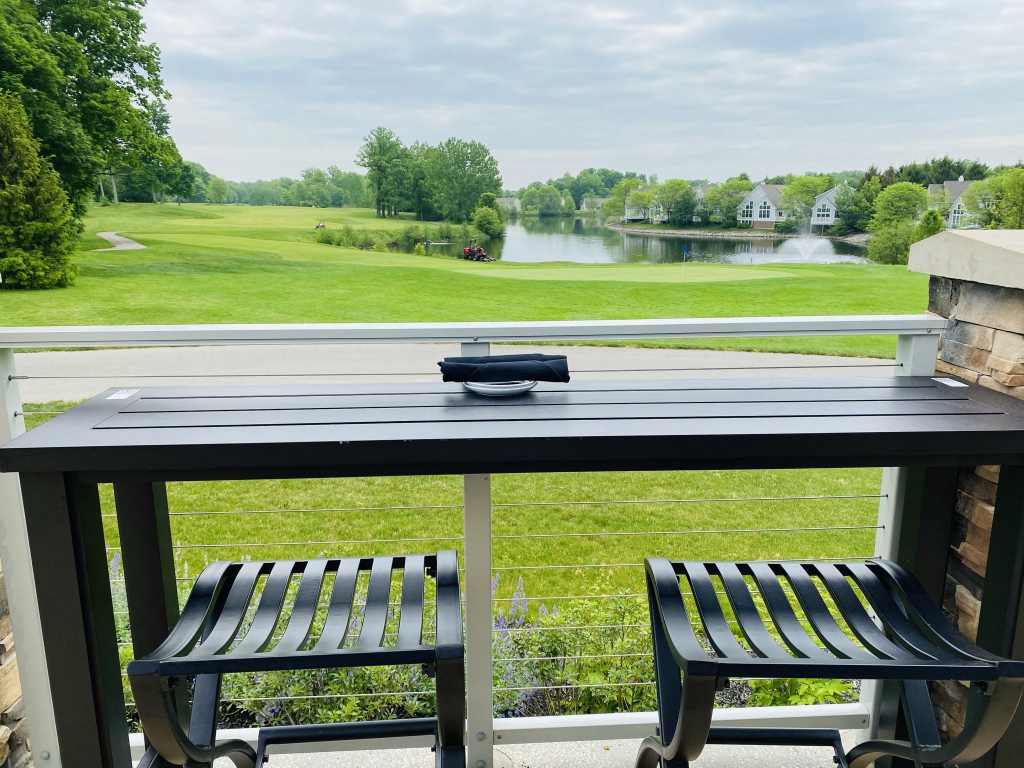 Aaron & Moses dining room with golf course views at Gleneagles Golf Club Twinsburg Ohio