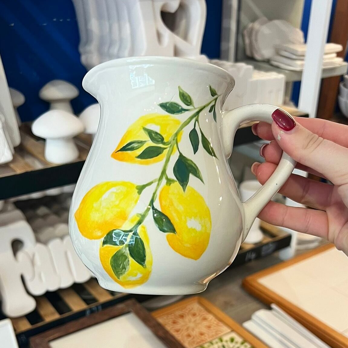 It&rsquo;s giving&hellip; summer in Italy 🍋🌿🌊🌞

Polite request for any customers that have received a text from us to say your pottery is ready to collect, please can you come as soon as possible&hellip; our shelves are very full! We only keep th