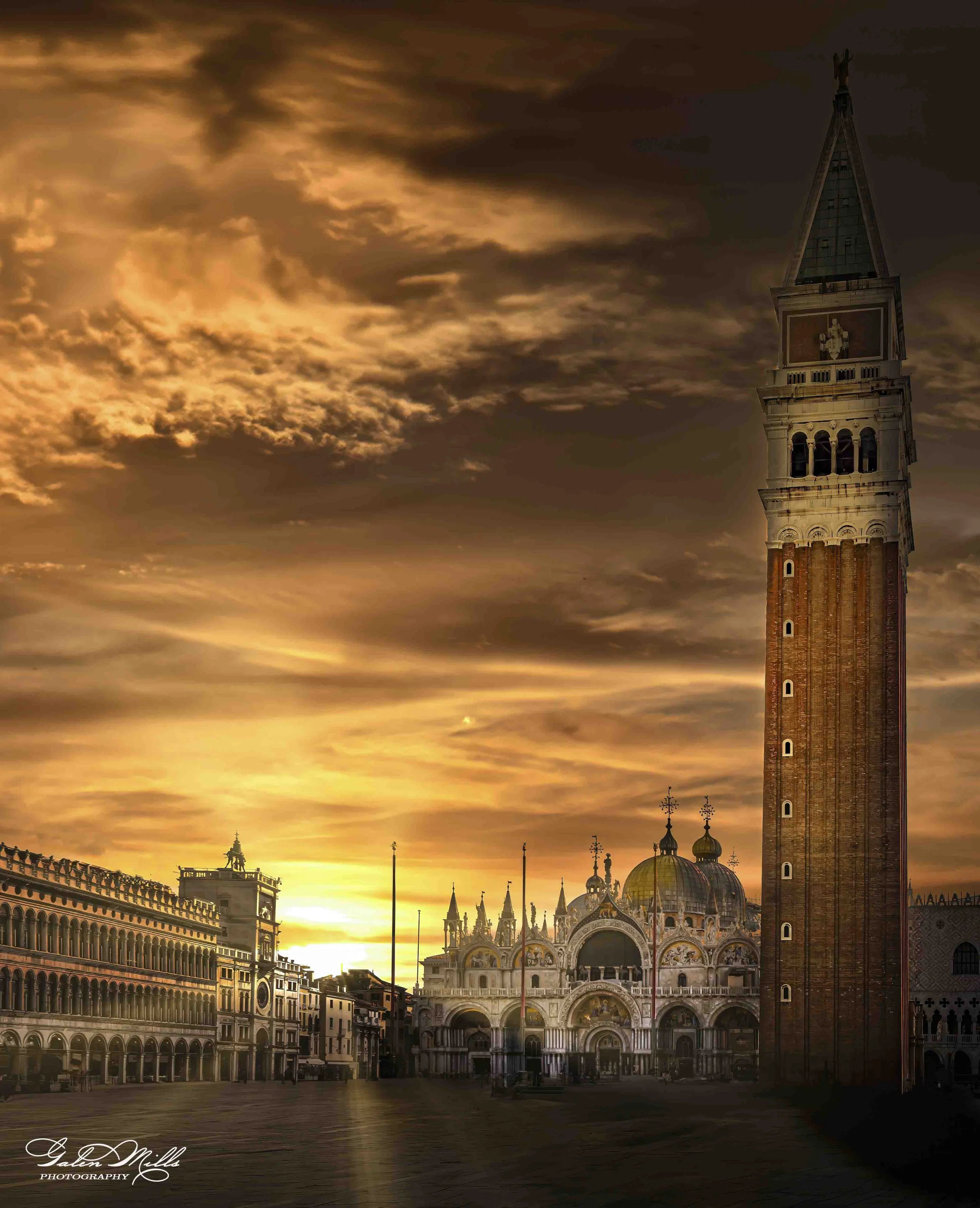 St. Mark's Square at sunset