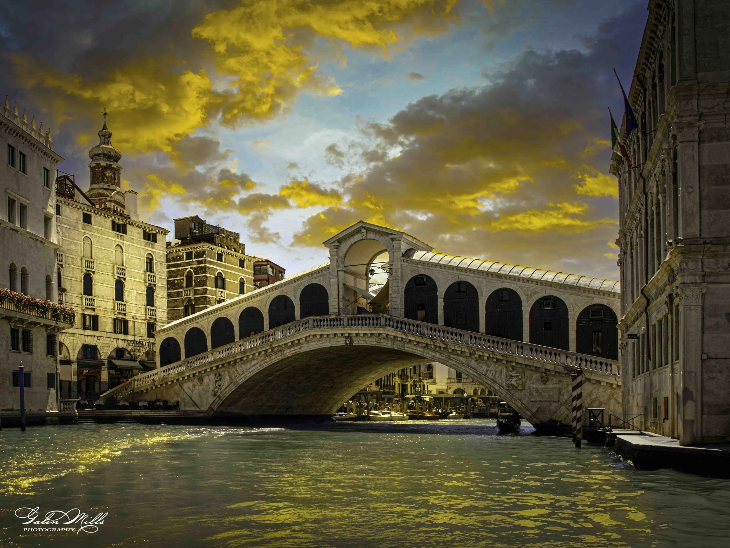 Rialto Bridge at Dusk