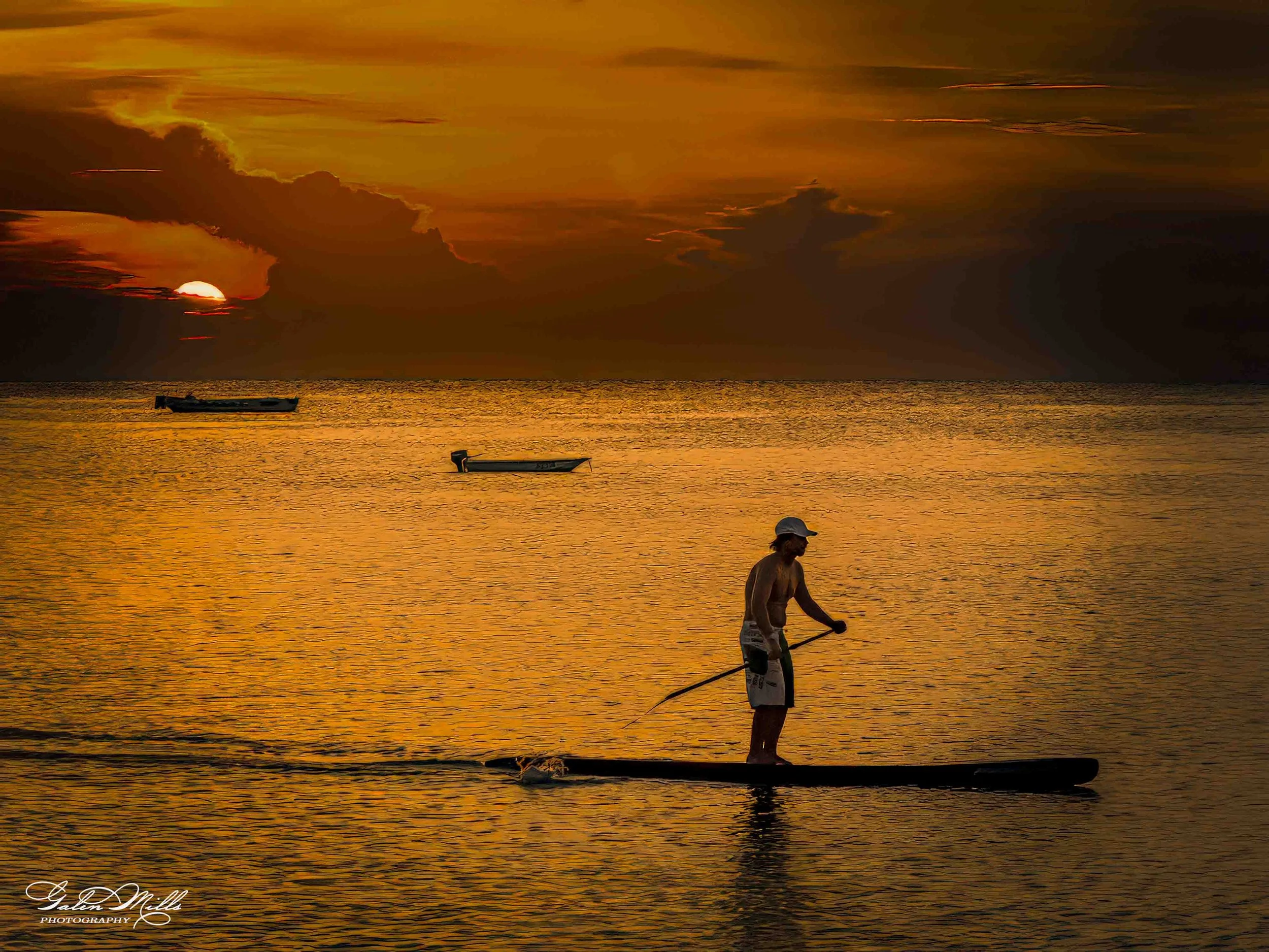 Aruba sunset paddle #2