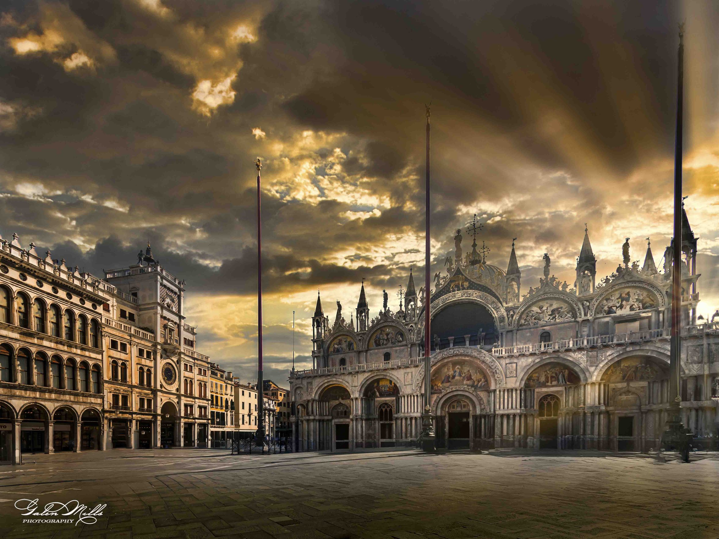 Basilica at sunset