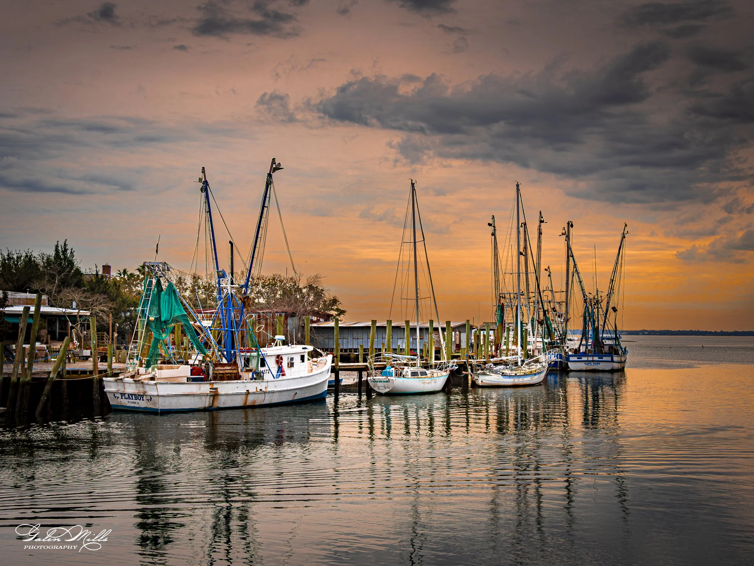 Shrimp boats at Shem Creek