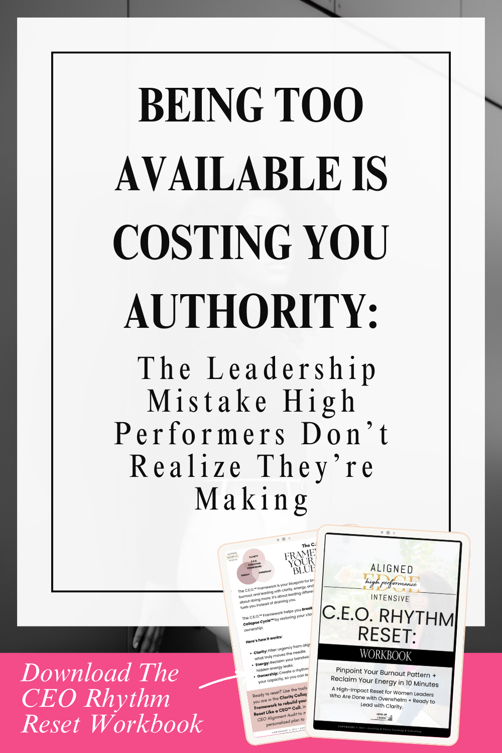 #StopProvingYourWorthThroughBusyness #CEOAlignmentAudit #BurnoutAndLeadershipClarity #LeadershipBoundaries #DecisionFatigueLeadership #NervousSystemAndLeadership #LeadershipBoundariesDontWork #ConstantAvailabilityAndBurnout