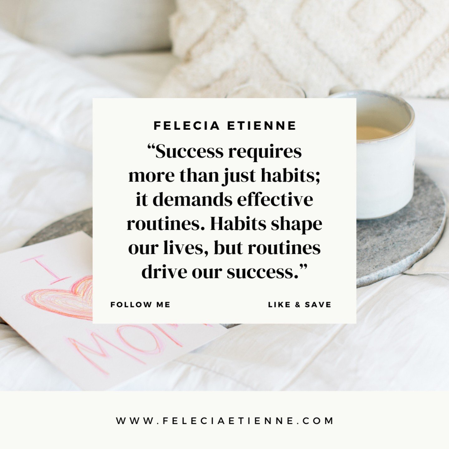 🌟 Let's dive deep into success: it's not just about habits&mdash;it's about effective routines. 

⚡️ Habits? They're the building blocks of our lives, but routines? They're the engine that drives our success forward. 🚀

Think of habits like the puz