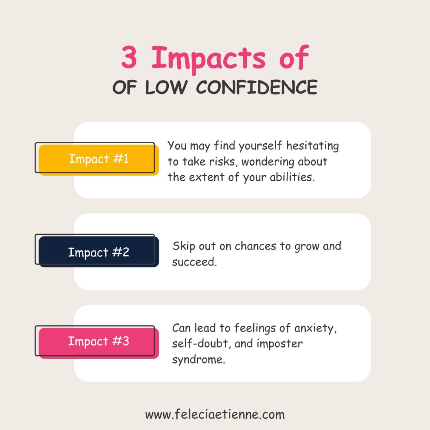 👉 Ever feel like low confidence is holding you back? You&rsquo;re not alone. But recognizing its impacts can be the first step to turning things around.

Low confidence often means not taking chances. This can lead to missed career advancements, net