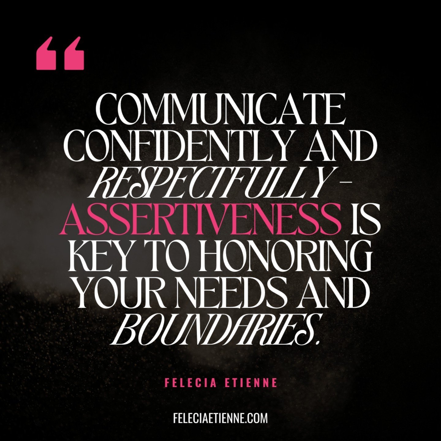Want to boost your confidence? Start with assertive communication.

👉 Assertiveness is your superpower. It's about speaking up for yourself with confidence while respecting others.

🛑 Sometime staying silent to avoid conflict will just end up sacri