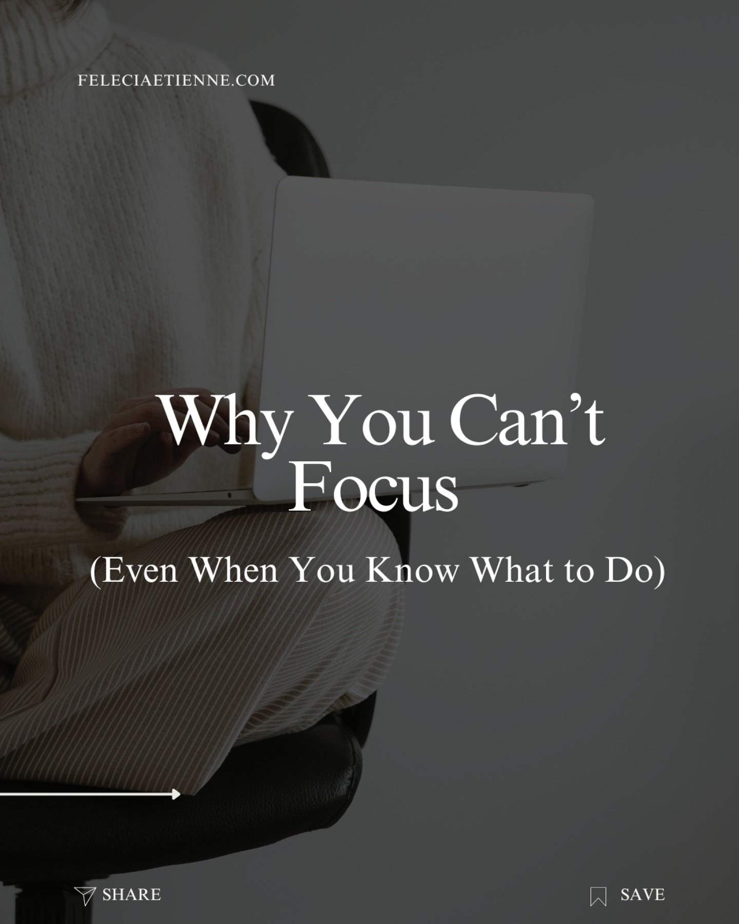 🧠 You&rsquo;ve got the to-do list. The vision. The goals.
But when it&rsquo;s time to execute&hellip;

&rarr; You freeze
&rarr; You scroll
&rarr; You reorganize your desk again

Here&rsquo;s the truth:
Focus isn&rsquo;t a mindset&mdash;it&rsquo;s a 