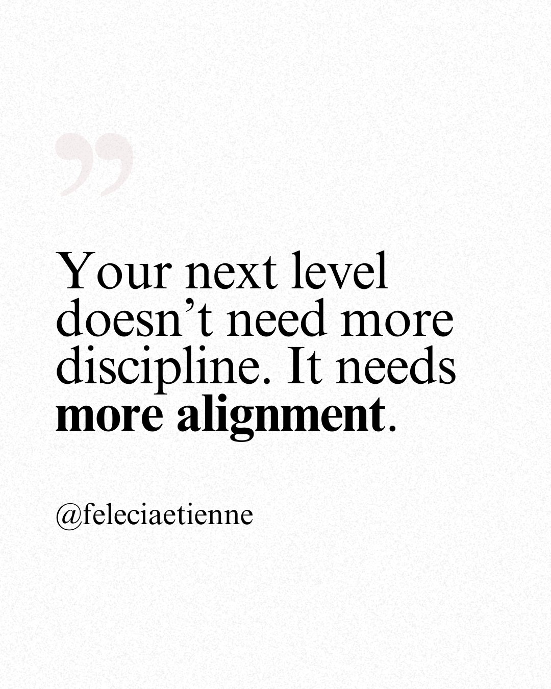 🔥 Read this if you&rsquo;re tired of pushing harder just to stay in place.

You don&rsquo;t need more discipline.
You need deeper alignment.

Your next level isn&rsquo;t about white-knuckling your way through one more strategy.

It&rsquo;s about bui