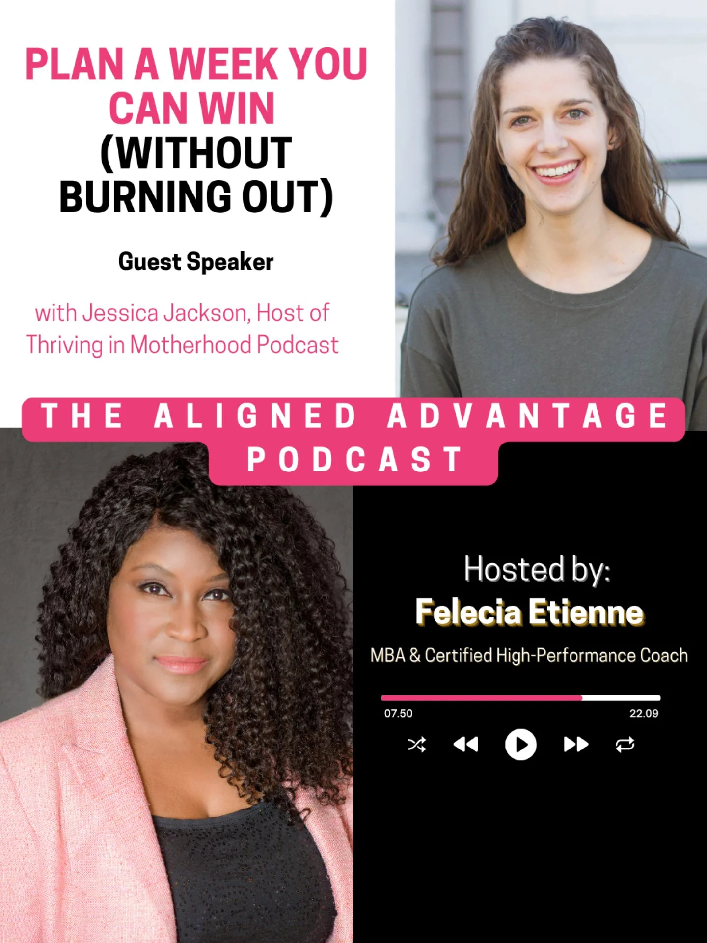 🔥 If your week feels like a losing battle by Monday, your plan is broken.

Your calendar is packed. Your energy is gone by Wednesday. And by Friday? Burnout has you in a chokehold.

🎙️ Today on The Aligned Advantage with Felecia Etienne&trade; Podc