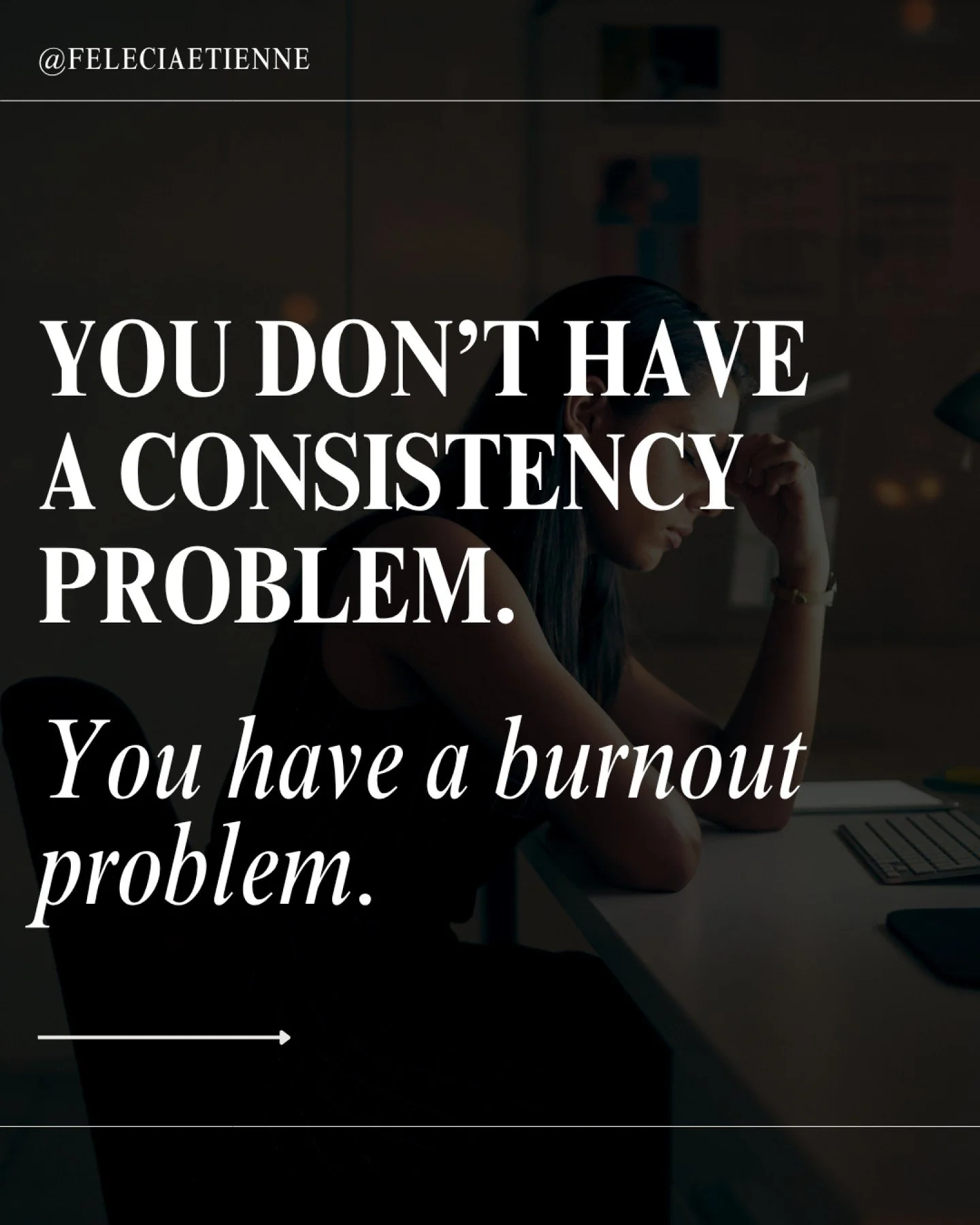 Read this before you blame your discipline again.

It&rsquo;s not your willpower that&rsquo;s broken, it&rsquo;s your rhythm.

👉 You&rsquo;re trying to stay consistent on an empty tank.

👉 You&rsquo;re forcing focus instead of protecting energy.

?