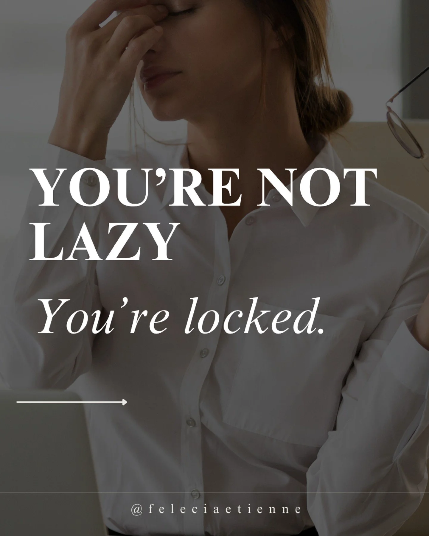 When your nervous system is in survival mode, even the smallest task feels like climbing a mountain.

It&rsquo;s not procrastination. It&rsquo;s protection.

Here&rsquo;s what&rsquo;s really happening 👇

➡️ Your brain thinks &ldquo;doing nothing&rdq