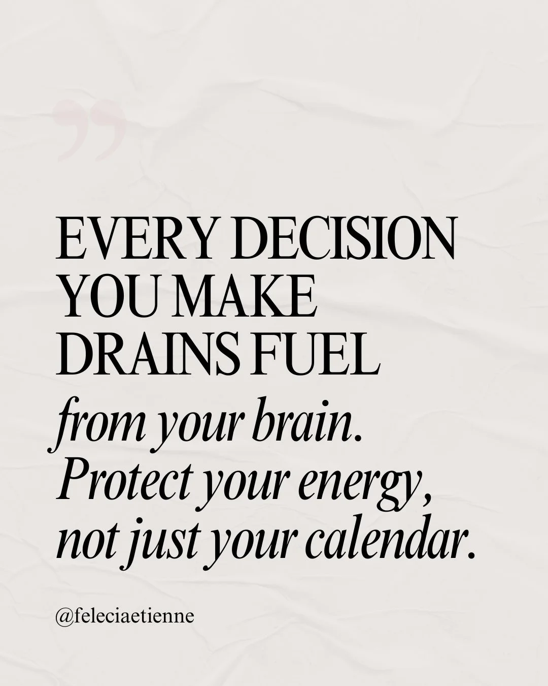 Every decision you make drains mental fuel.

Not just the big ones even the &ldquo;What should I eat?&rdquo; kind.

That&rsquo;s why you&rsquo;re exhausted before lunch not because you&rsquo;re lazy, but because your brain&rsquo;s energy tank is empt