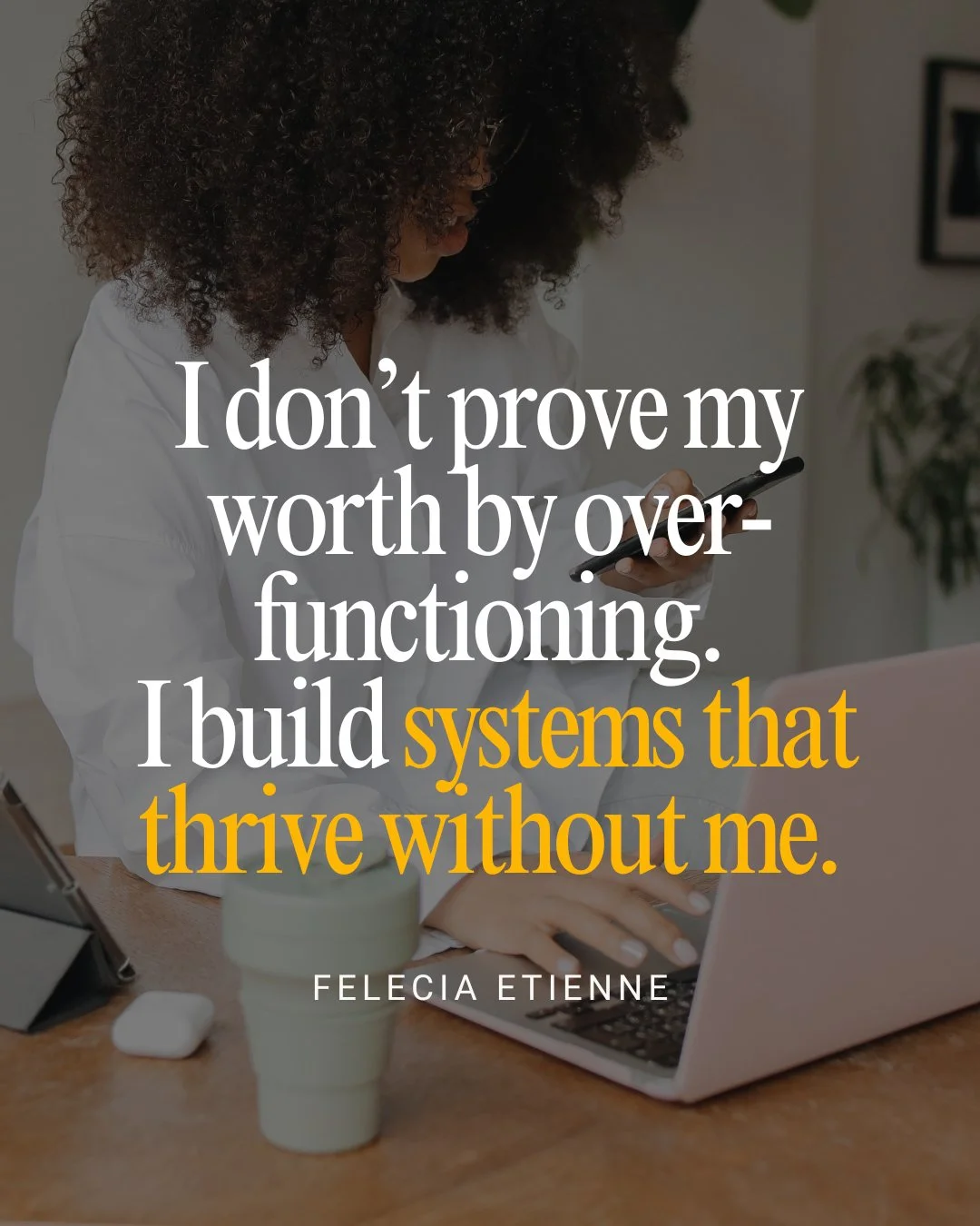 You don&rsquo;t earn rest, you engineer it.

I stopped proving my worth by over-functioning.

Now, I build systems that work without me in the room  because true leadership is about sustainability, not self-sacrifice.

When your business depends on y