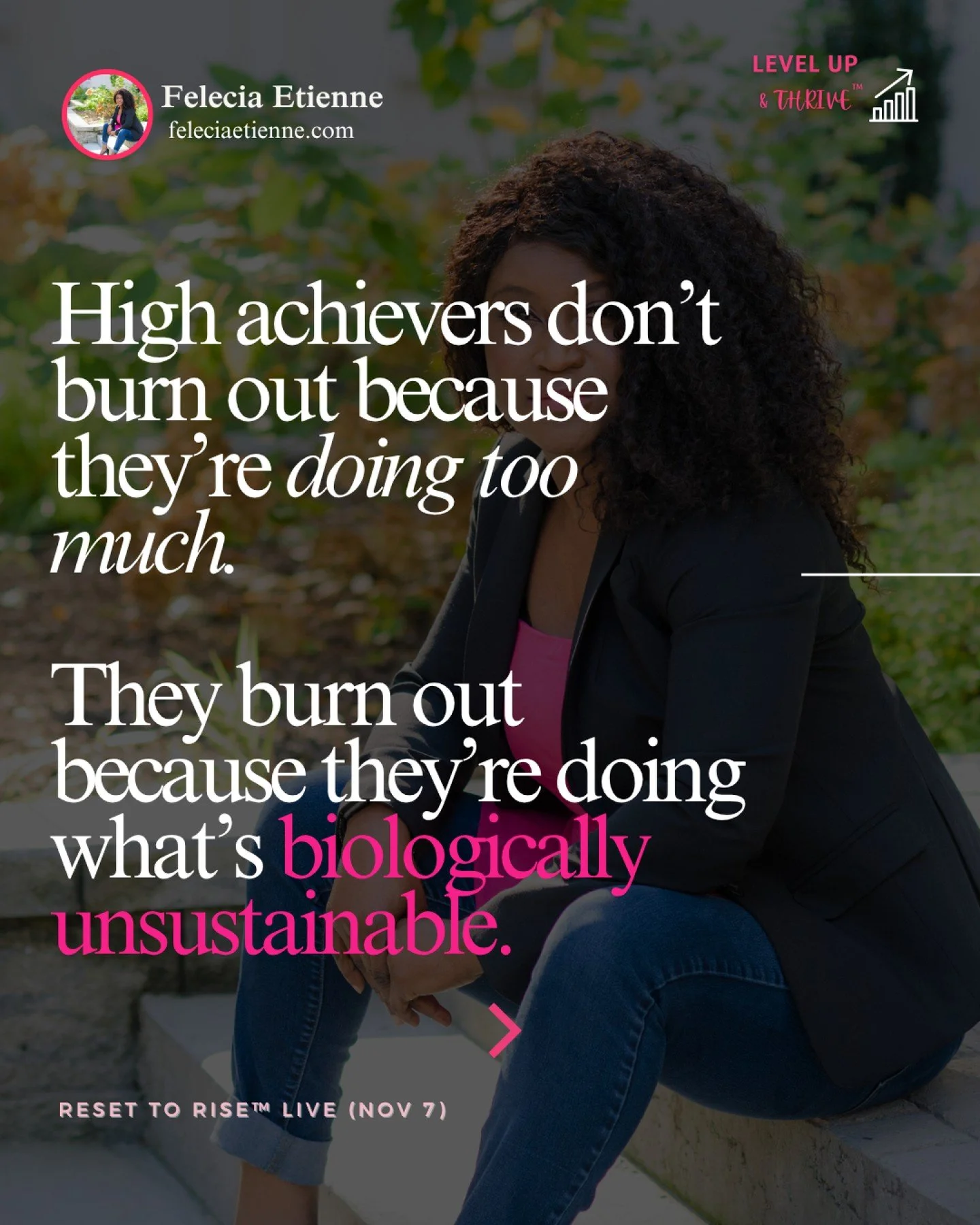 You don&rsquo;t need more discipline.

You need a different rhythm.

When your nervous system&rsquo;s in survival mode, your brain&rsquo;s CEO (the prefrontal cortex) goes offline  and that&rsquo;s why clarity vanishes under pressure.

Reset to Rise&