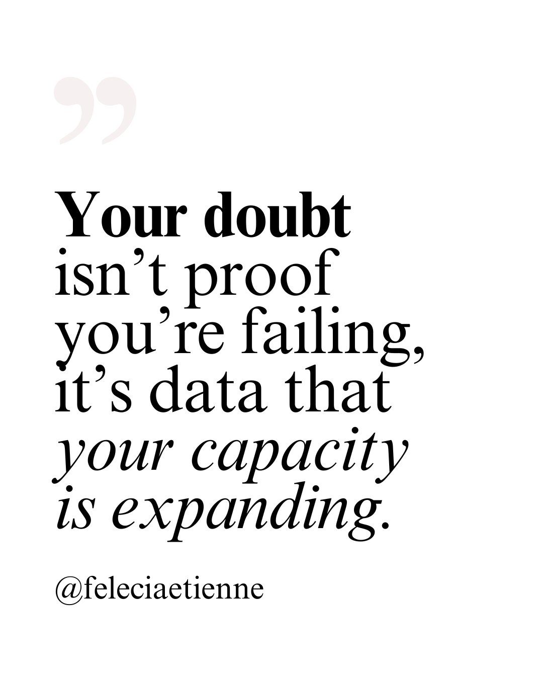 Read this twice:

Your doubt isn&rsquo;t proof you&rsquo;re failing,  it&rsquo;s evidence your brain is expanding its capacity.

Leaders don&rsquo;t outgrow fear; they learn to interpret it differently.

Want support regulating that growth so it does