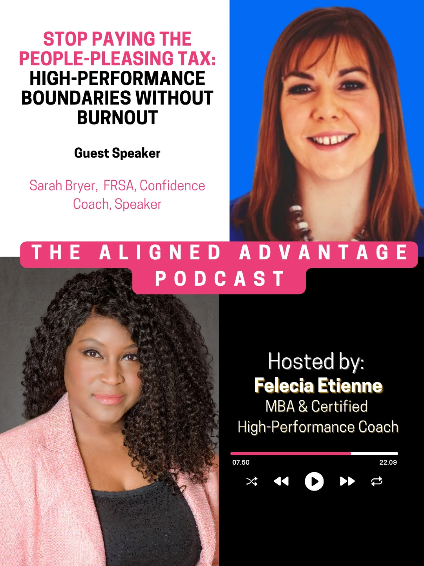 If you&rsquo;re paying the people-pleasing tax, this one&rsquo;s for you.

You don&rsquo;t need more hustle.

You need boundaries that protect your brilliance.

In this episode of The Aligned Advantage, I sit down with Sarah Byer to talk about buildi