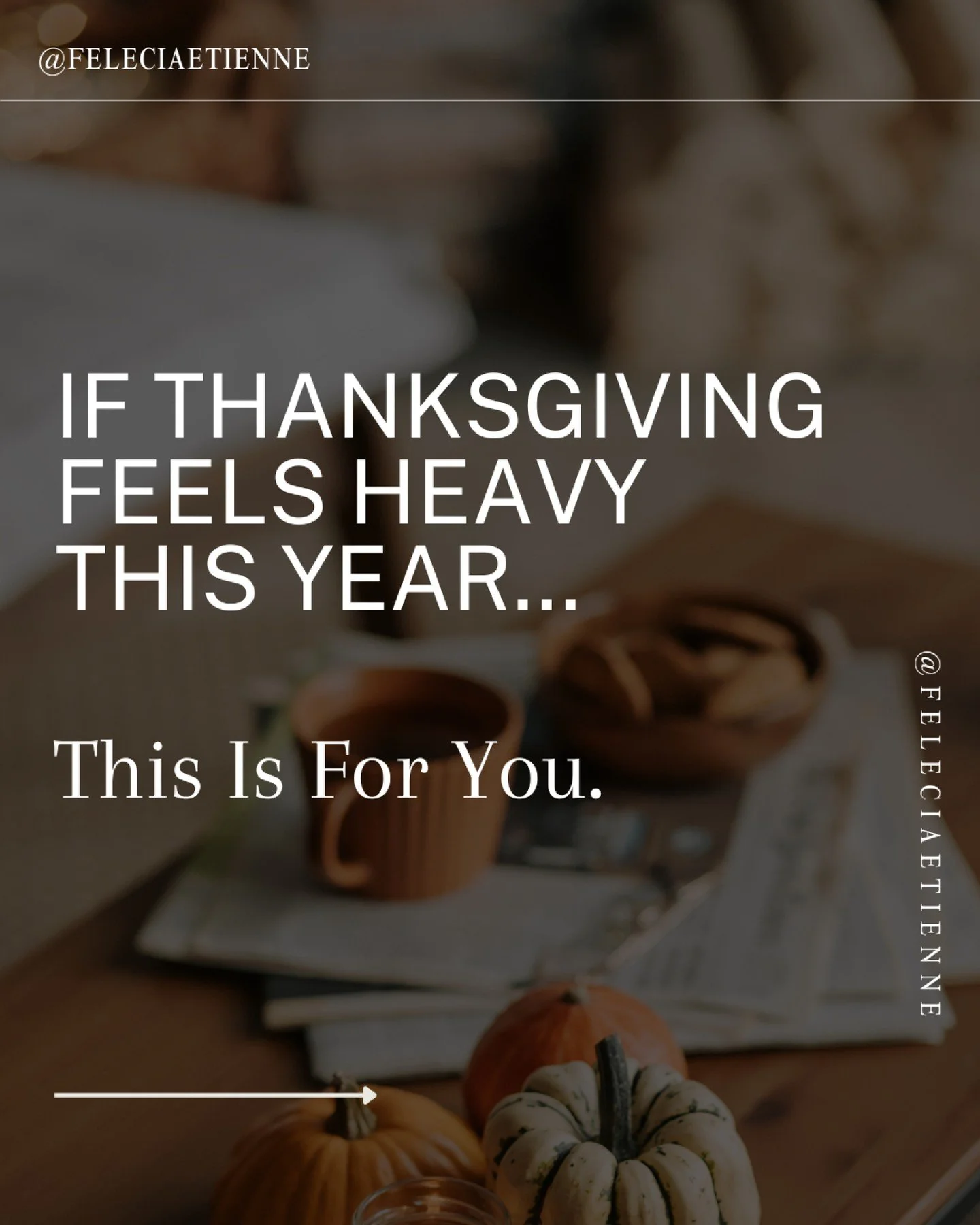 If Thanksgiving feels heavy for you, you&rsquo;re not alone, and you&rsquo;re not broken.

High achievers carry a kind of invisible weight into the holidays that no one talks about.

You don&rsquo;t show up to Thanksgiving rested&hellip; you show up 