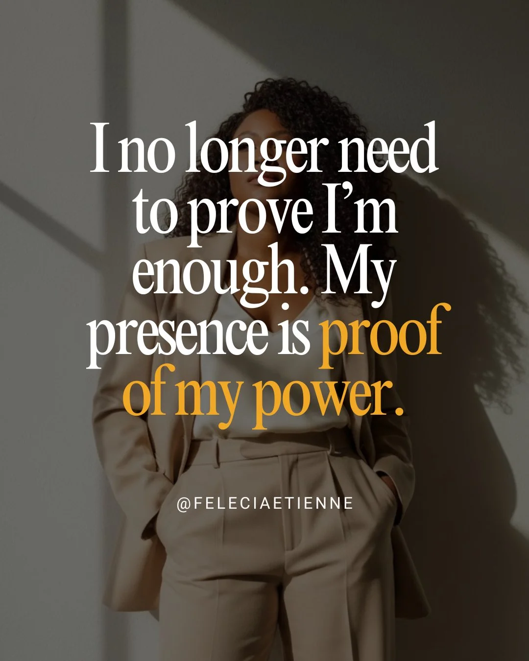 When you stop striving to prove yourself, you reclaim energy, clarity, and authority in your leadership. 

You begin to operate from a place of confidence, not compulsion, and your decisions come from aligned intention rather than external validation