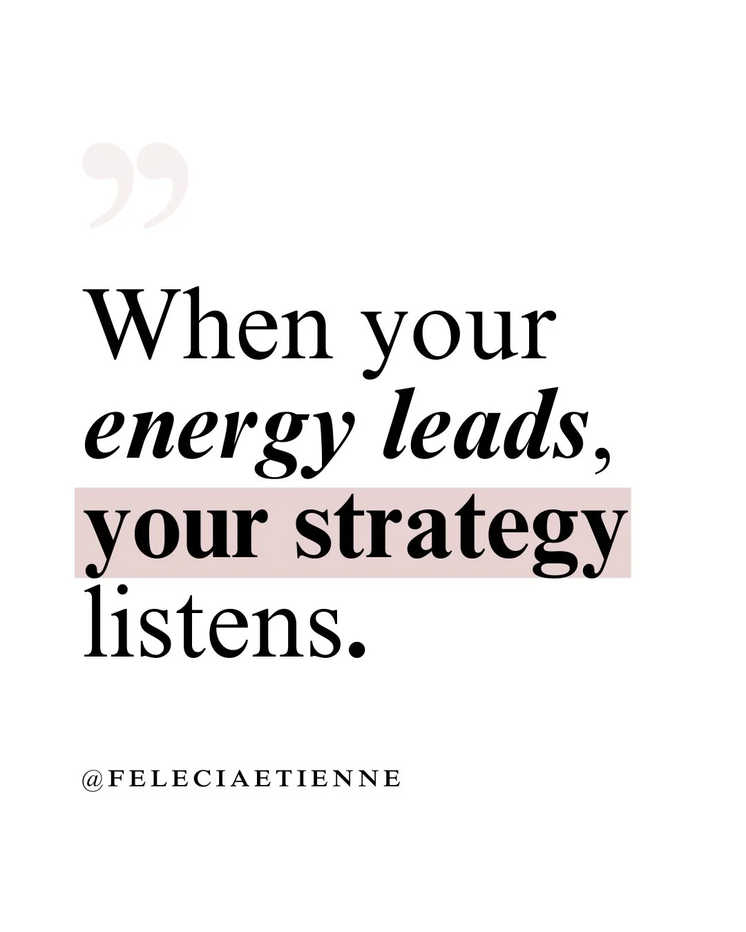 High performers often push strategy first, only to feel stuck, drained, or blocked. 

The real shift? 

Lead with energy, and watch clarity, focus, and execution follow naturally.

Want the framework to align your energy with your leadership strategy