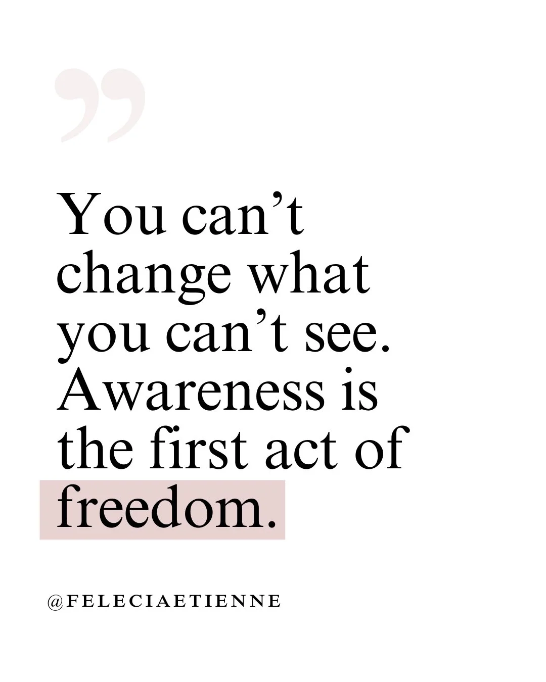Awareness isn&rsquo;t soft.

It&rsquo;s strategy.

It&rsquo;s the first act of freedom, clarity, and real leadership.

When you finally name the pattern, you stop fighting yourself and start leading yourself. That&rsquo;s where sustainable success be