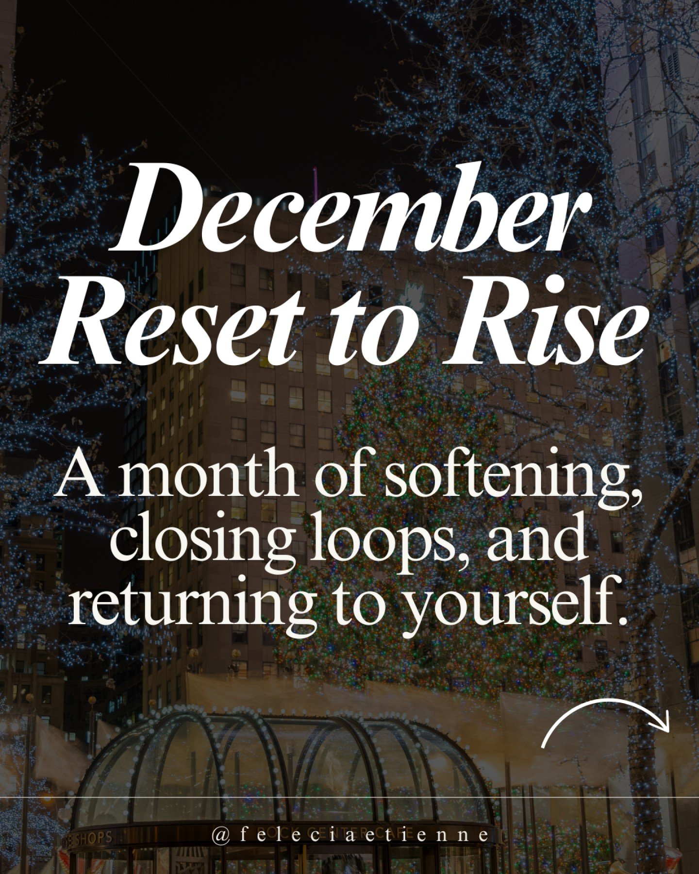 December can feel like driving with one foot on the gas and one on the brake .. no wonder you&rsquo;re tired.

While everyone else is sprinting to the finish line, high achievers like us need a different strategy: The Strategic Slowdown.

Because amb