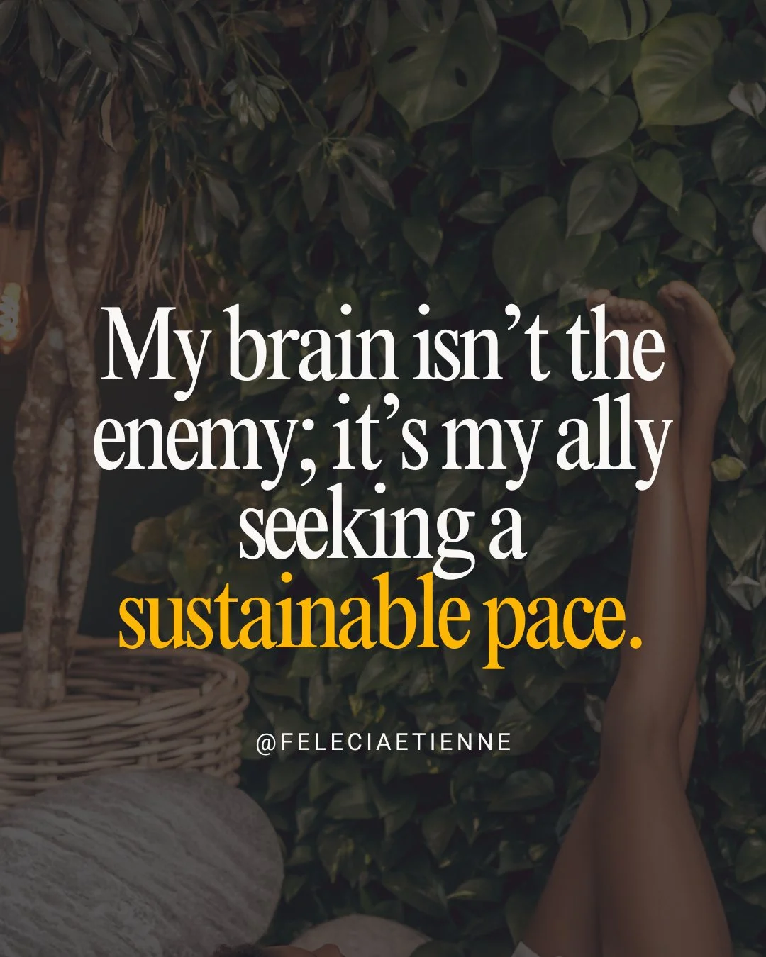 Whenever you think, &ldquo;What&rsquo;s wrong with me?&rdquo; remember: 
&ldquo;My brain isn&rsquo;t the enemy; it&rsquo;s my ally seeking a sustainable pace.&rdquo;

You don&rsquo;t need to force focus. Listen to your system&rsquo;s message:

 &ldqu