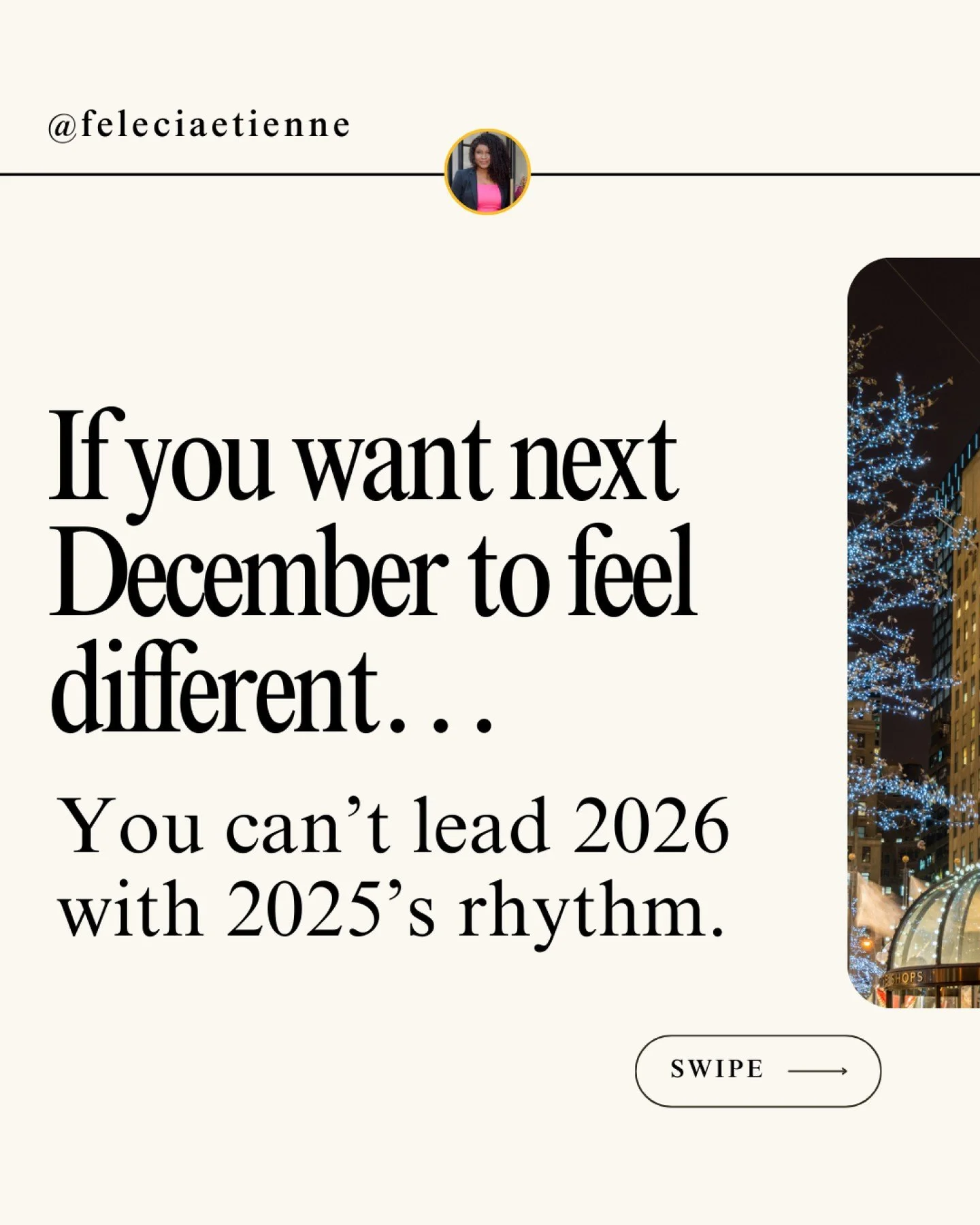The truth? Most high achievers repeat the same year over and over&hellip; because the rhythm never changes. 

You set bigger goals. 
You buy the new planner. 
You promise yourself &ldquo;this year will be different.&rdquo; 

But your body? Your nervo
