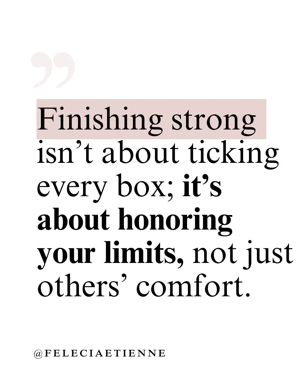 You&rsquo;ve heard &ldquo;finish strong&rdquo; countless times. 

But here&rsquo;s what your nervous system needs: 
Finishing strong isn&rsquo;t about doing it all. It&rsquo;s about focusing on what truly matters without losing yourself. 

There&rsqu