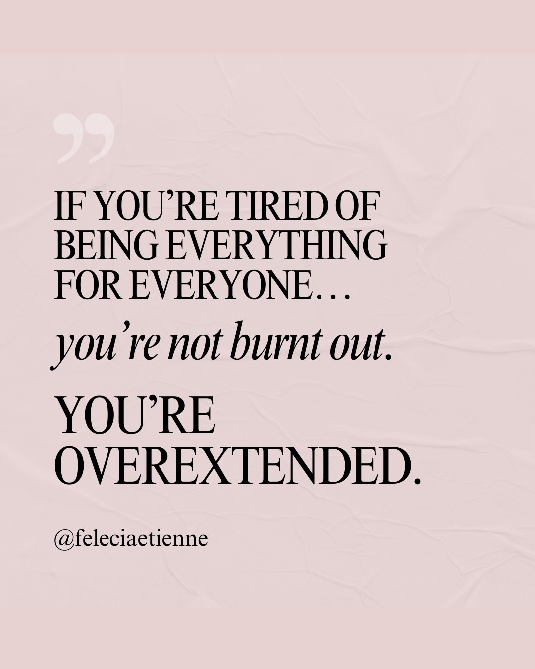You&rsquo;re not exhausted because you can&rsquo;t handle the holidays.

You&rsquo;re exhausted because you&rsquo;ve been carrying everything all year&hellip; and December asks for even more.

You&rsquo;re allowed to say no.
You&rsquo;re allowed to r
