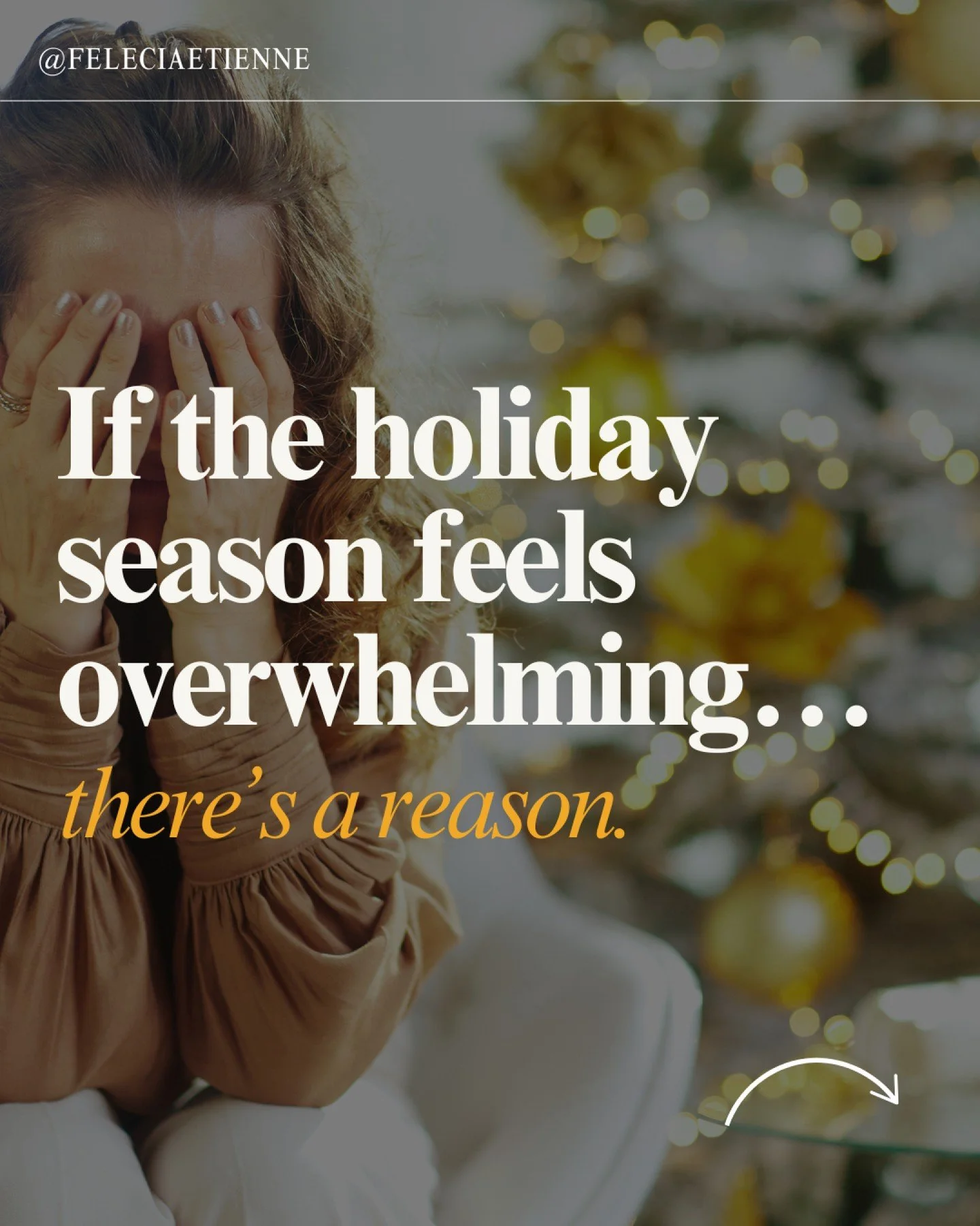 December is one of the most demanding months for high achievers. Not because of the holidays themselves, but because of everything surrounding them:

&bull; year-end goals
&bull; shifting responsibilities 
&bull; emotional labor
 &bull; identity tran