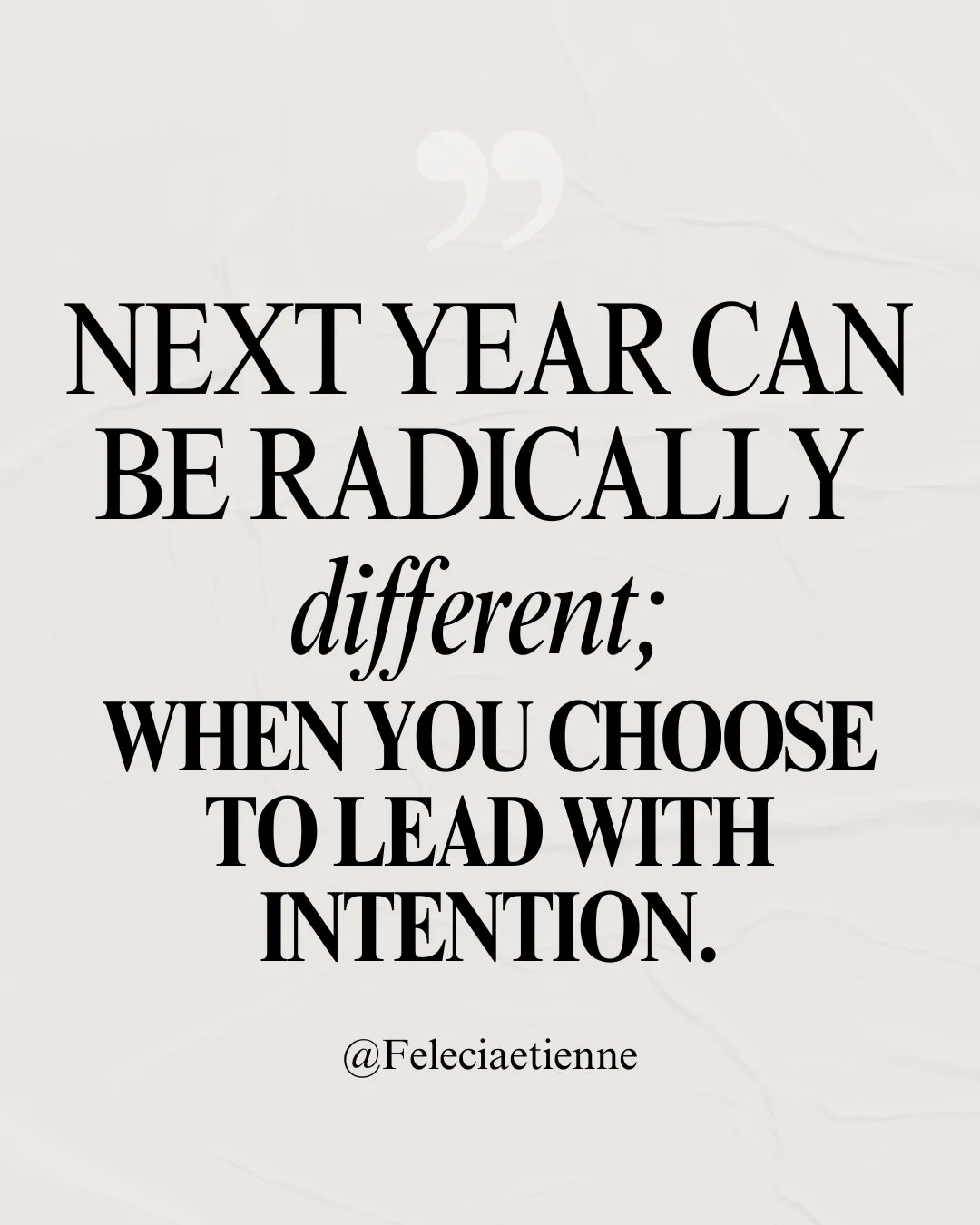 Fresh starts are tempting; new planners, new goals, new words of the year. 

But if you carry the same exhausted nervous system into January, you&rsquo;ll just recreate the same year with a different look. 

You don&rsquo;t need a shinier vision boar