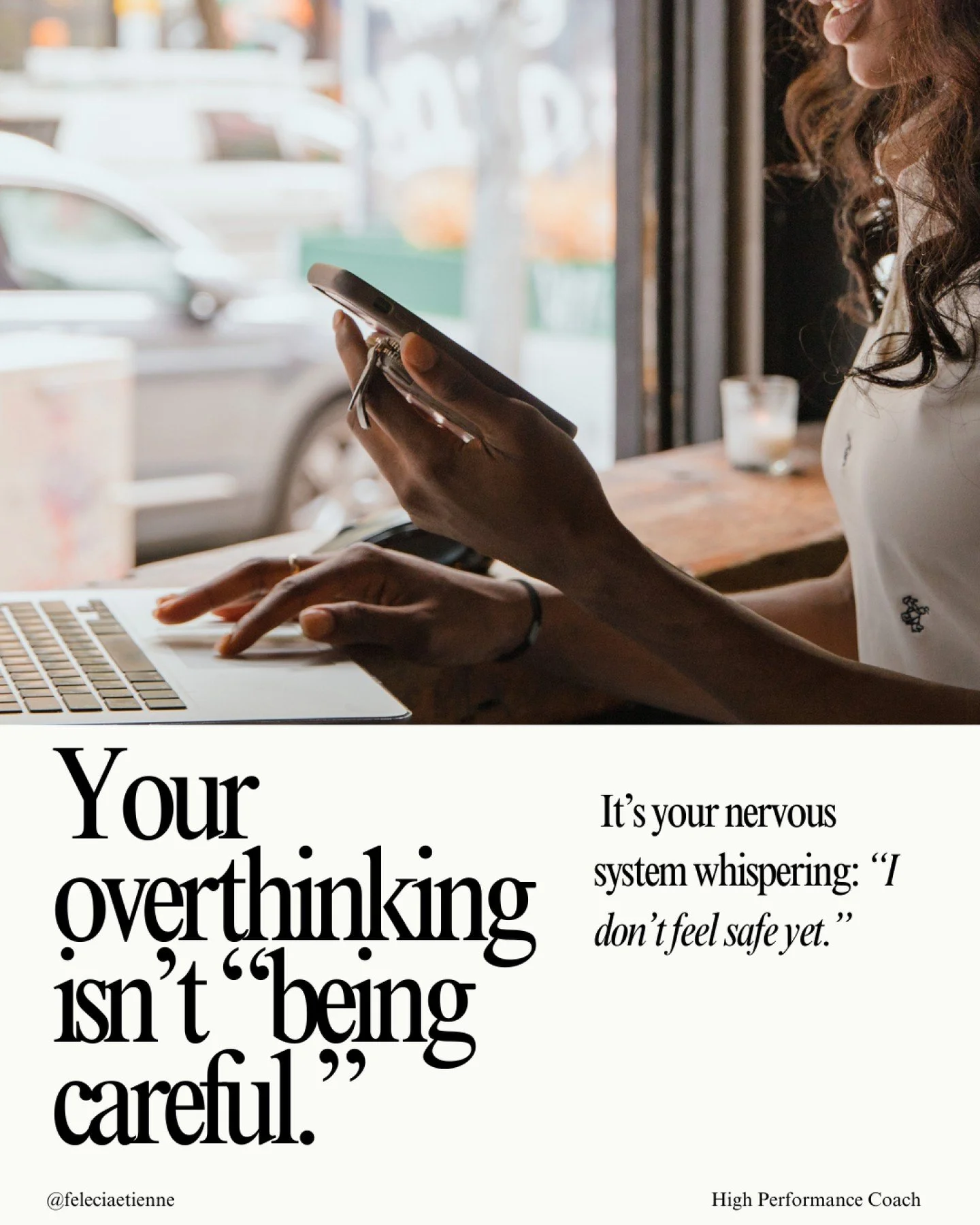 If overthinking is your default setting, here&rsquo;s the truth no one told you:

You&rsquo;re not stuck because you don&rsquo;t know what to do.

You&rsquo;re stuck because your system doesn&rsquo;t feel safe doing it.

High achievers don&rsquo;t fr
