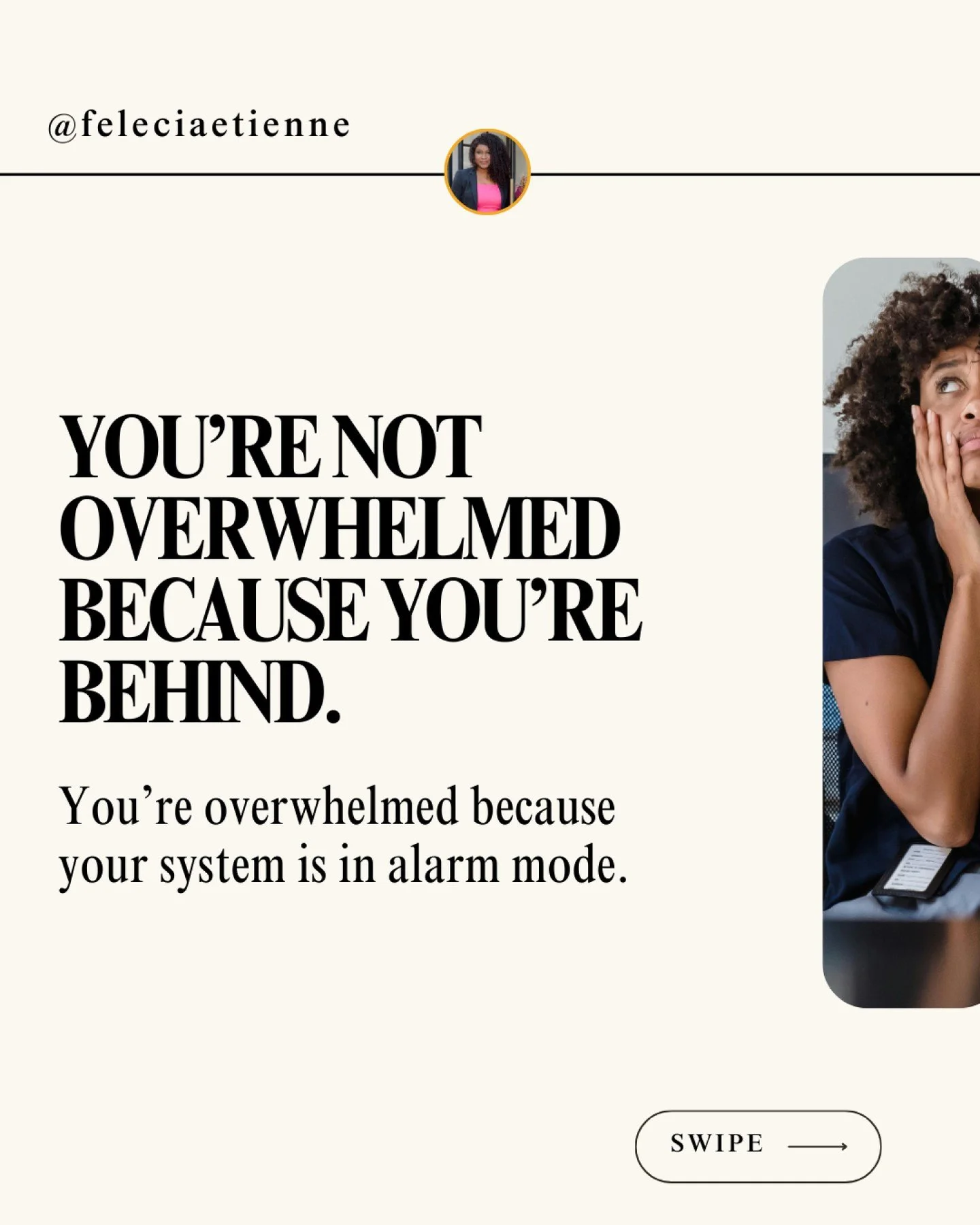 Your overwhelm isn&rsquo;t a personality flaw.

It&rsquo;s your nervous system doing its job a little too well.

Here&rsquo;s the part no one tells high achievers:

Your body can only white-knuckle so long before it hits the alarm.

And when that ala