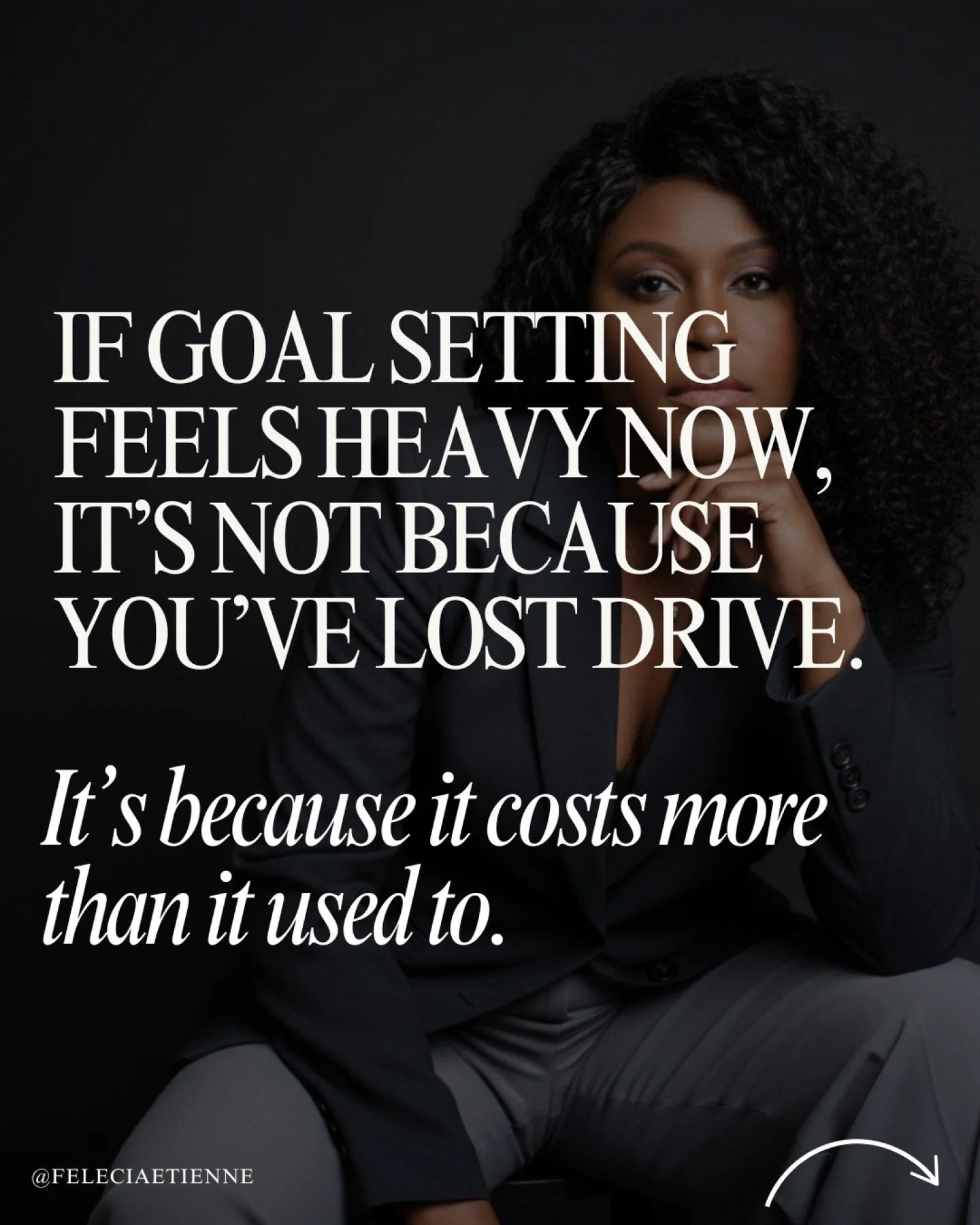 High achievers don&rsquo;t resist goals.

They resist what goals have historically required of them.
Self-override.
 
Constant urgency.

No margin for being human.

So when your body tightens at the thought of committing,
that&rsquo;s not weakness.
 