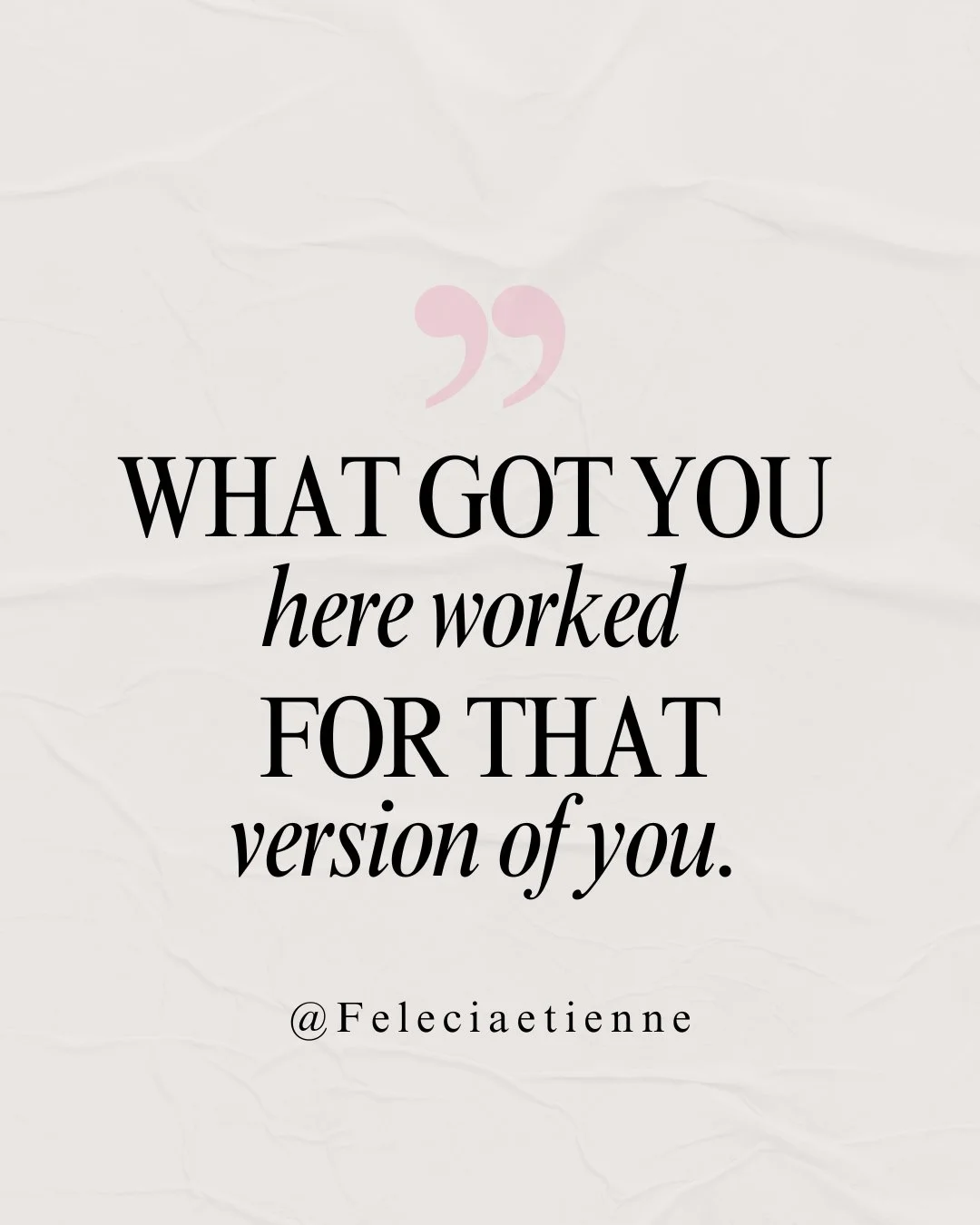 What got you here worked.
But it may not be what carries this next version of you forward.

Growth asks for updates.
New capacity.
New rhythms.
New ways of deciding and leading yourself.

Honoring the past doesn&rsquo;t mean staying loyal to patterns