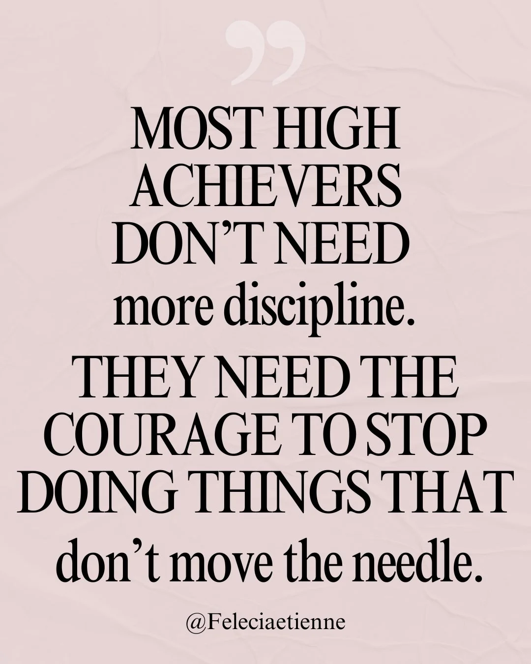 More effort doesn&rsquo;t equal more impact.
Better decisions do.

Saying no faster.
Protecting your focus.
Letting go of tasks that only create noise.

Busy isn&rsquo;t the goal.
Effective is.

If you&rsquo;re ready to lead with clarity instead of o