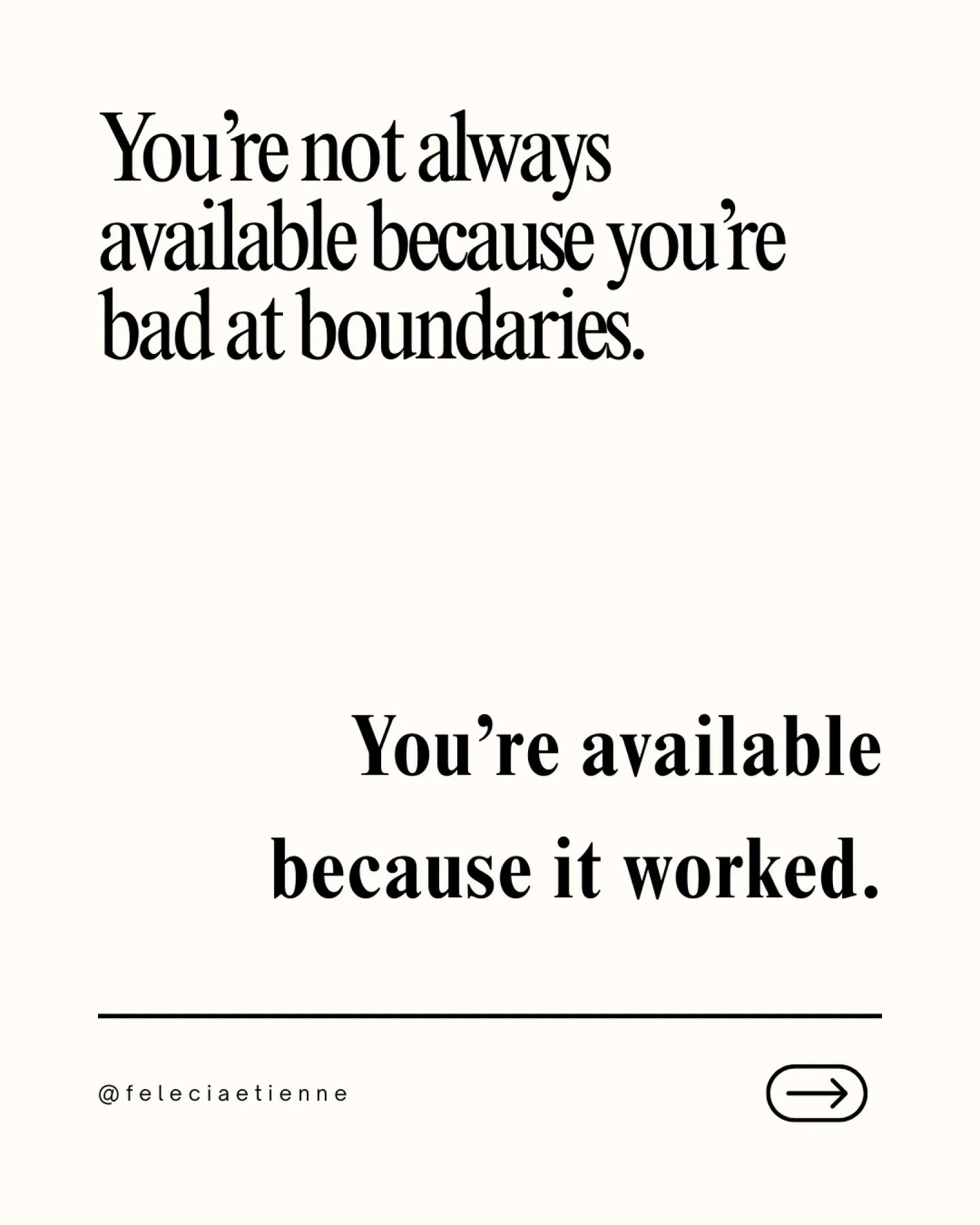 What looks like leadership is sometimes just constant access.
What feels like dedication can quietly become self-abandonment.

You didn&rsquo;t become available all the time because you lack boundaries.

You became available because it worked.

It ke