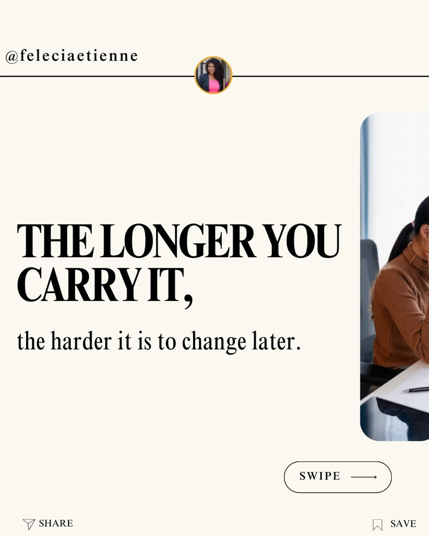 If you keep saying &ldquo;later,&rdquo; later gets heavier.

Swipe &rarr;
Save &rarr;

If this pattern feels familiar, it&rsquo;s not about discipline.

It&rsquo;s about rhythm.

✨ And that&rsquo;s exactly what we&rsquo;re recalibrating inside the RE