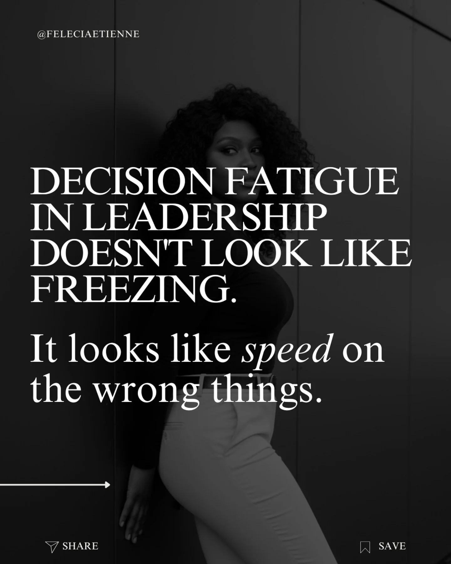You&rsquo;re still moving.
Still replying.
Still crossing tasks off your list.

But the work that actually moves the vision forward keeps getting postponed.

Quick responses replace deep thinking.
Immediate tasks win over strategic ones.
Your calenda