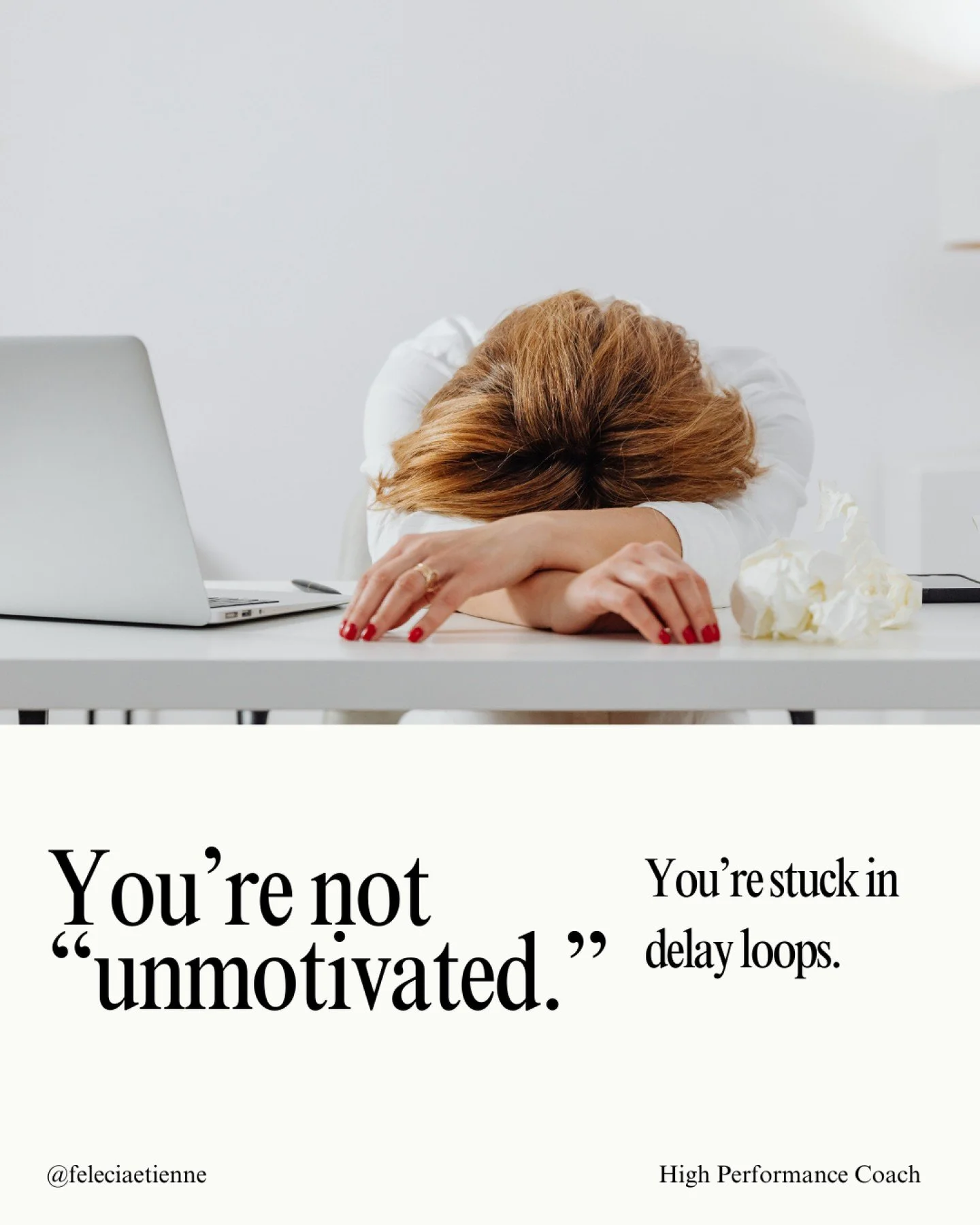 You&rsquo;re not unmotivated.
You&rsquo;re stuck in delay loops.

It rarely looks dramatic.

You still care about the goal.
You still think about the next step.
You still plan what you&rsquo;re going to do.

But something keeps getting postponed.

No