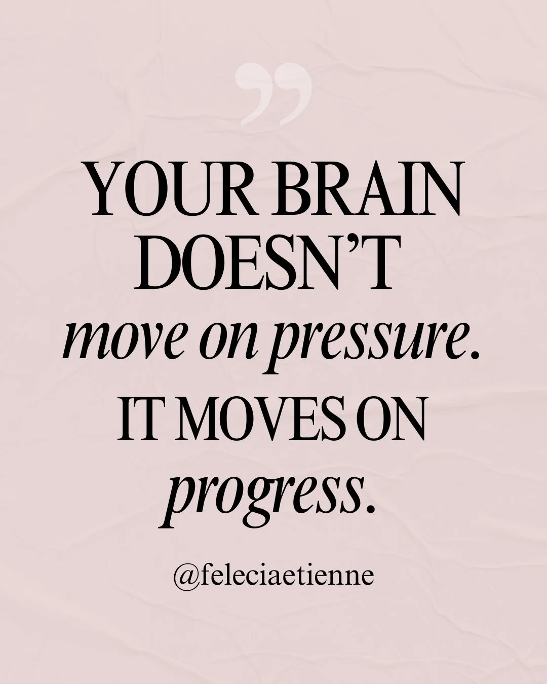 Pressure might get you started.

Deadlines.
Urgency.
The need to prove something.

But pressure isn&rsquo;t sustainable fuel.

It creates motion&hellip;
without direction.

And over time, it leads to:

Overthinking.
Decision fatigue.
Starting strong&