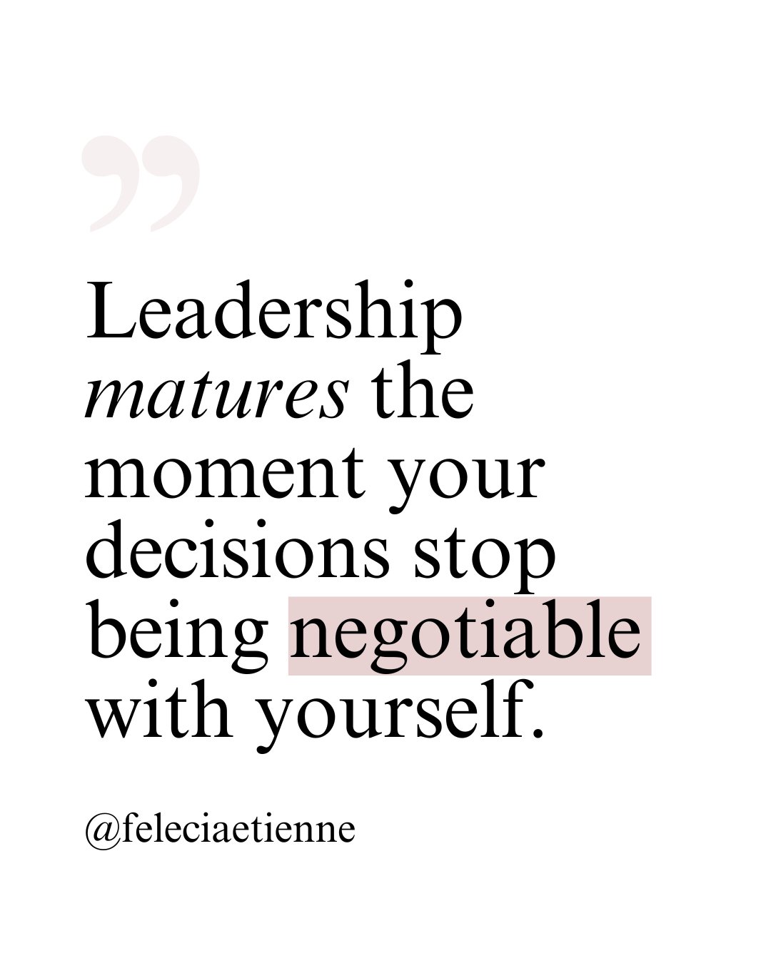 Most leaders don&rsquo;t struggle with knowing what to do.

They struggle with holding the decision once it&rsquo;s made.

You set the boundary&hellip; then soften it.
You choose the priority&hellip; then rearrange it.
You decide the direction&hellip